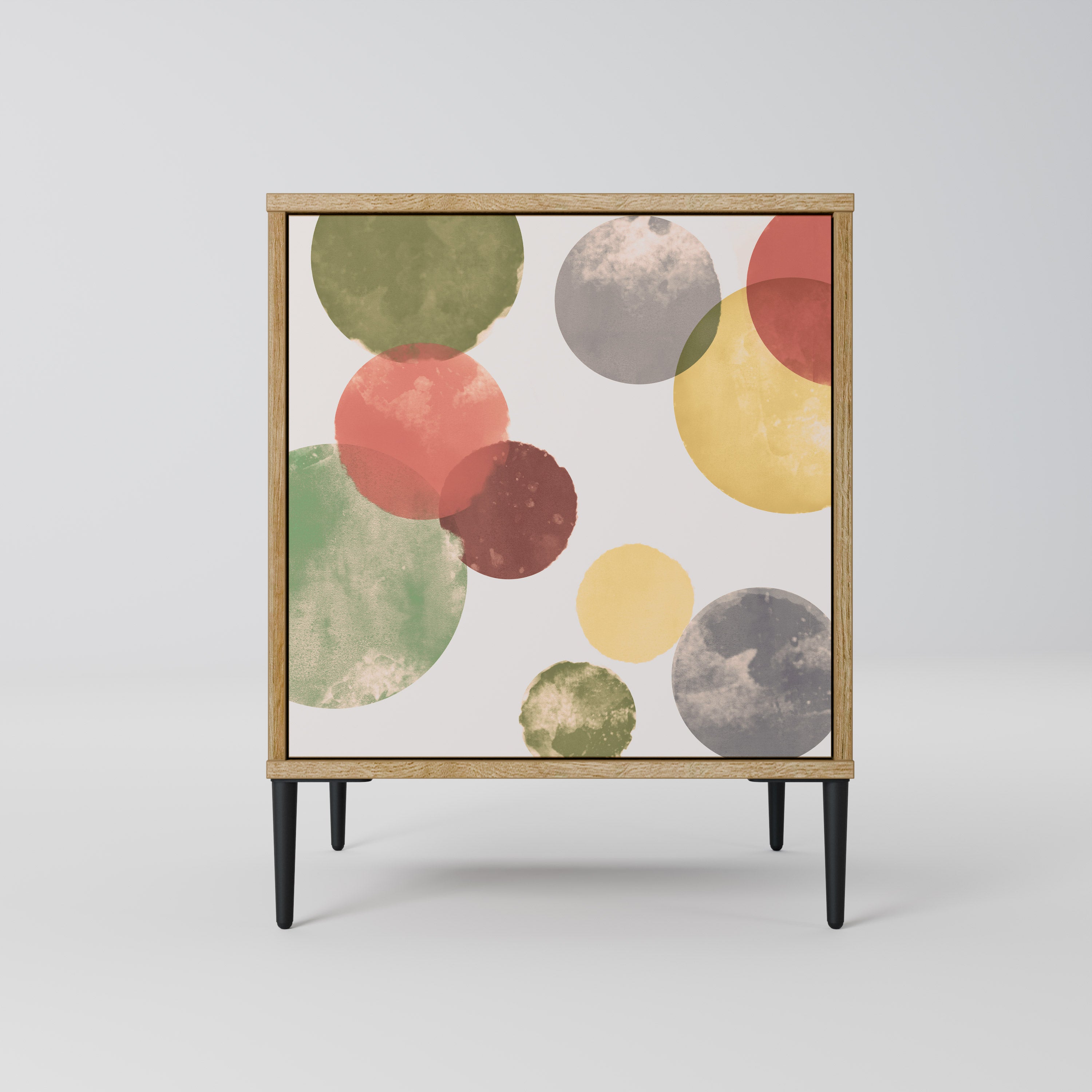 FLEETING HAPPINESS 1-Door Sideboard in Oak Effect