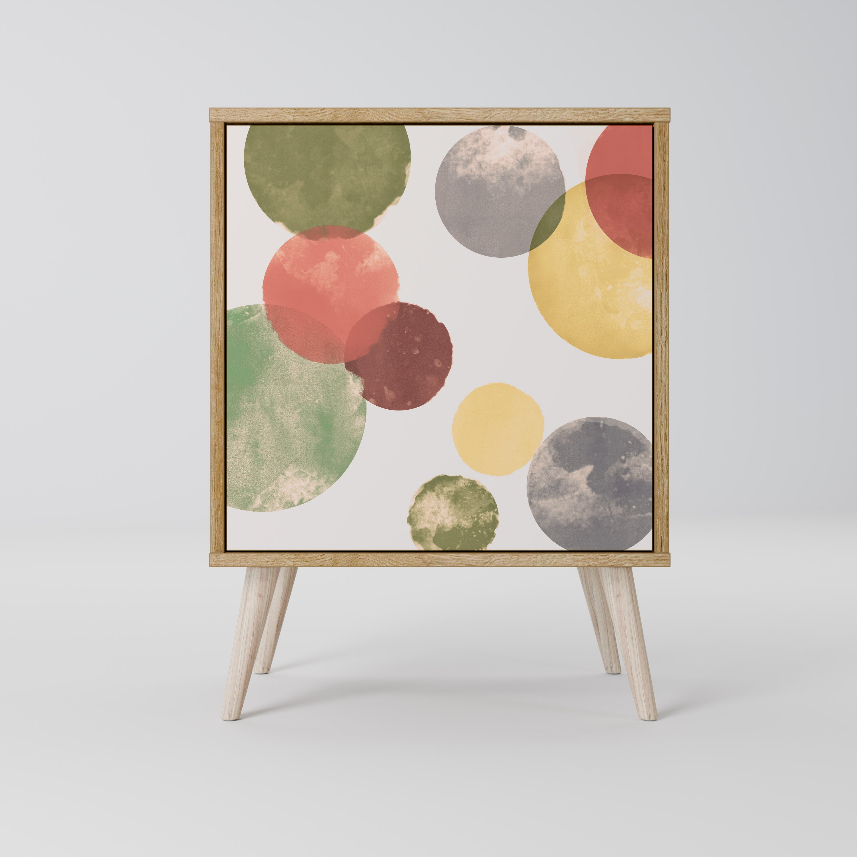 FLEETING HAPPINESS 1-Door Sideboard in Oak Effect