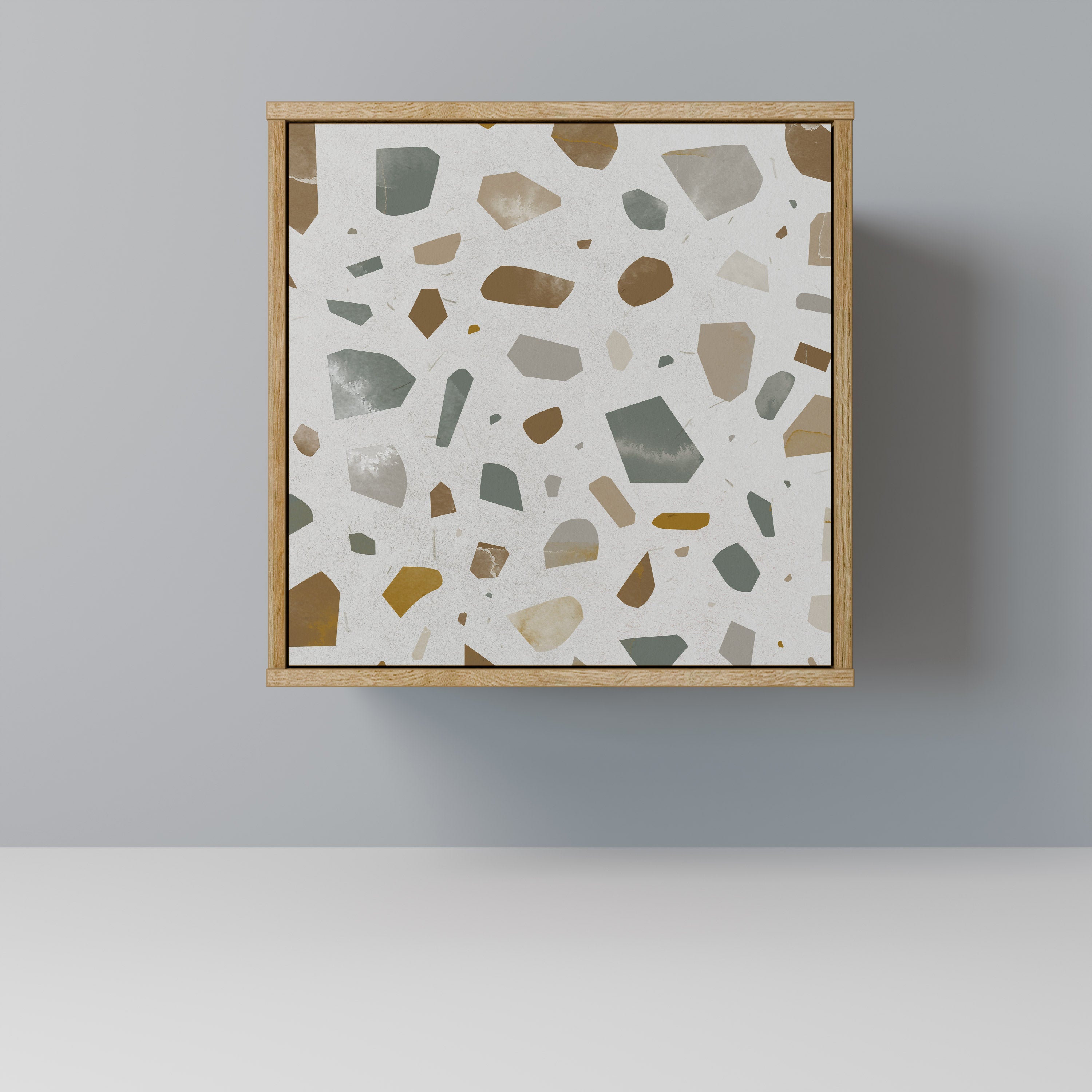 PIECES OF TOMORROW 1-Door Sideboard in Oak Effect