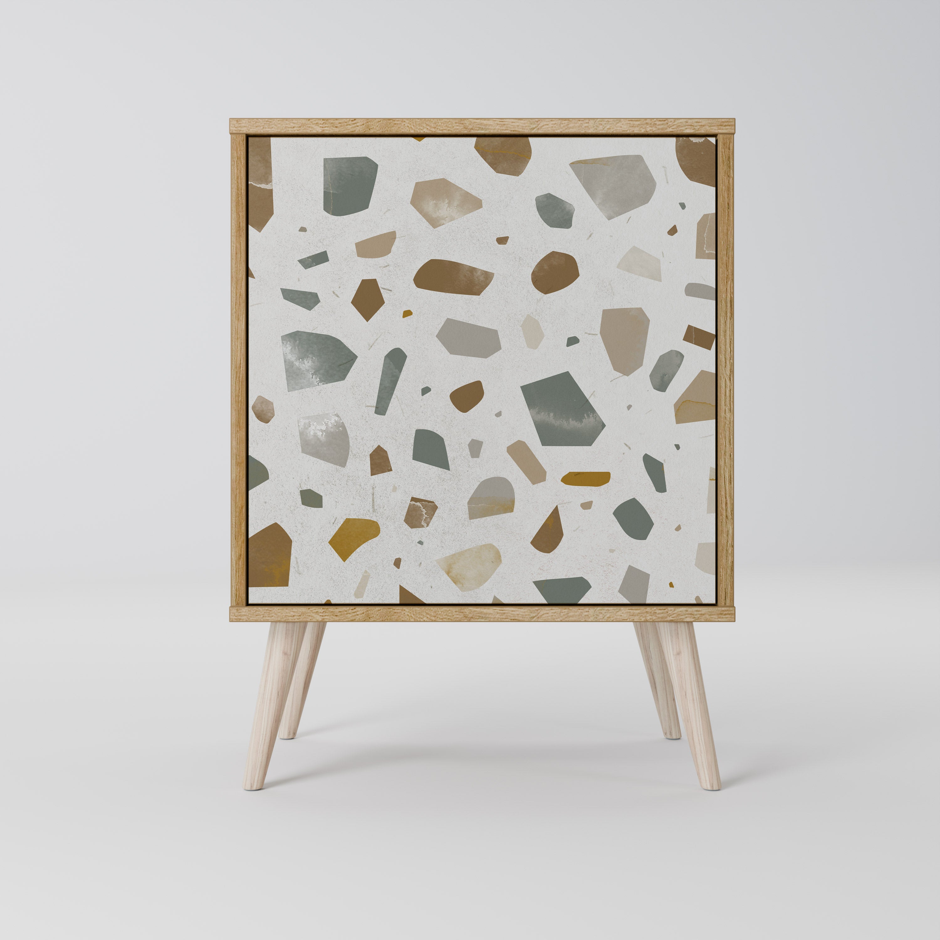 PIECES OF TOMORROW 1-Door Sideboard in Oak Effect