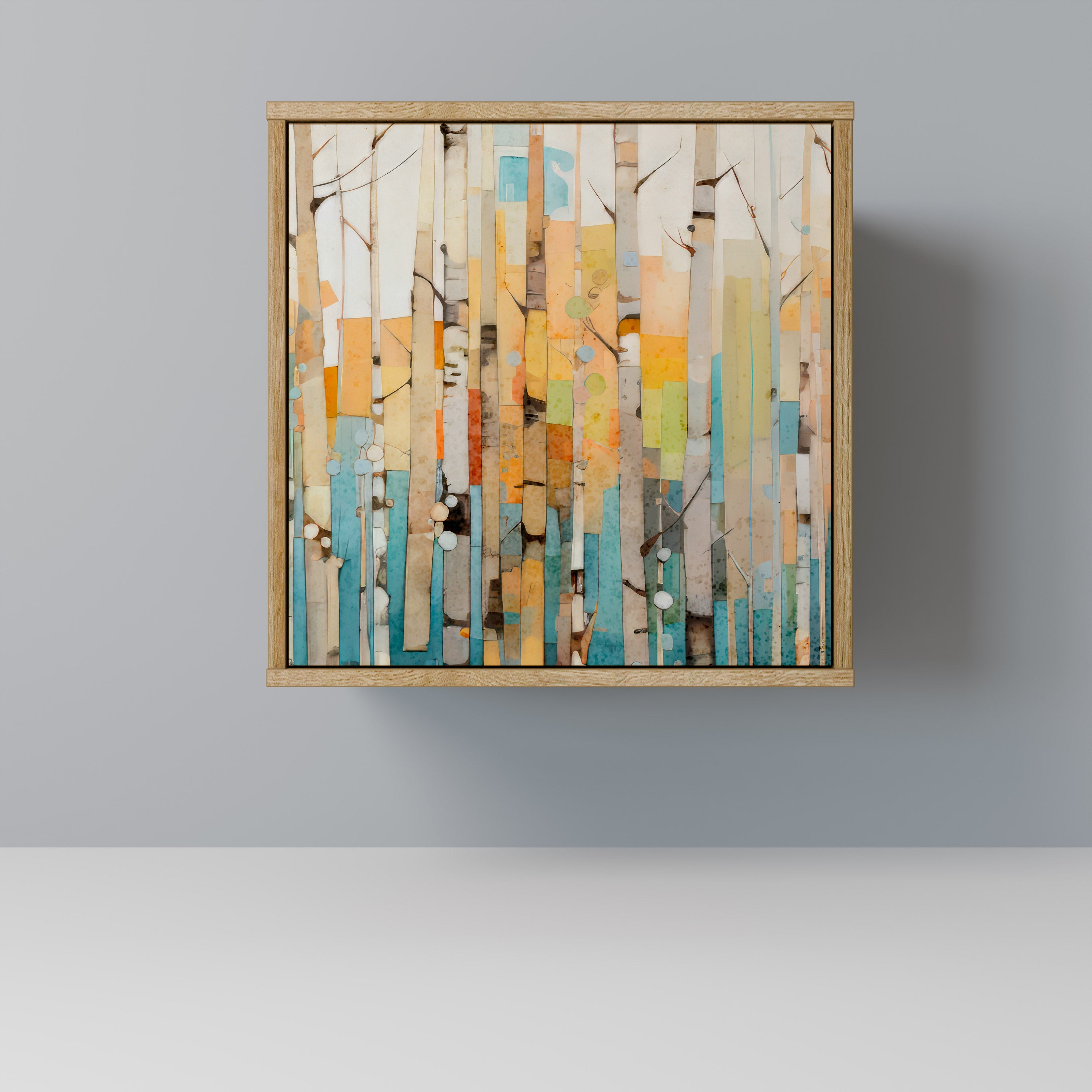 BIRCH KALEIDOSCOPE 1-Door Sideboard in Oak Effect