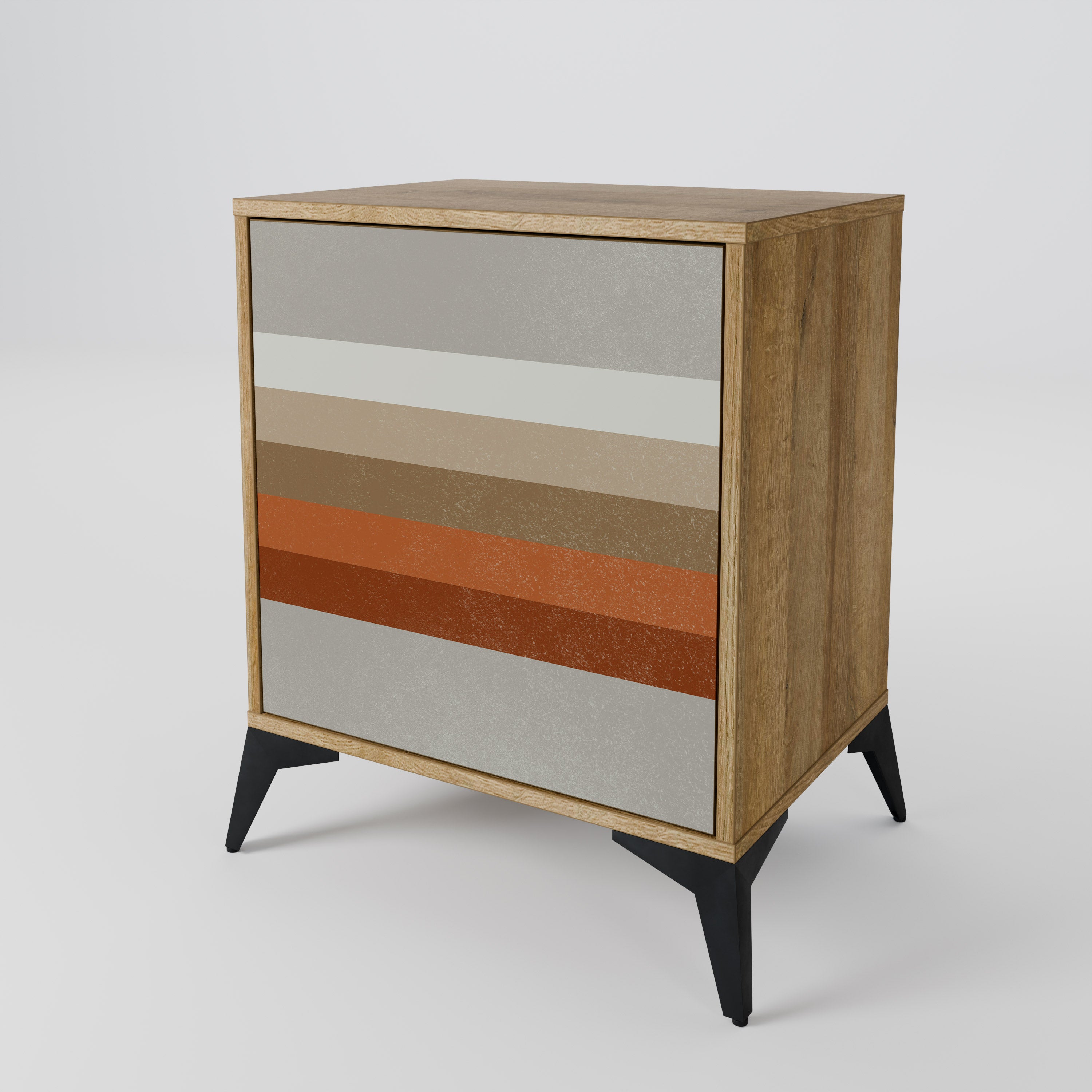 PECULIAR TRAIL 1-Door Sideboard in Oak Effect
