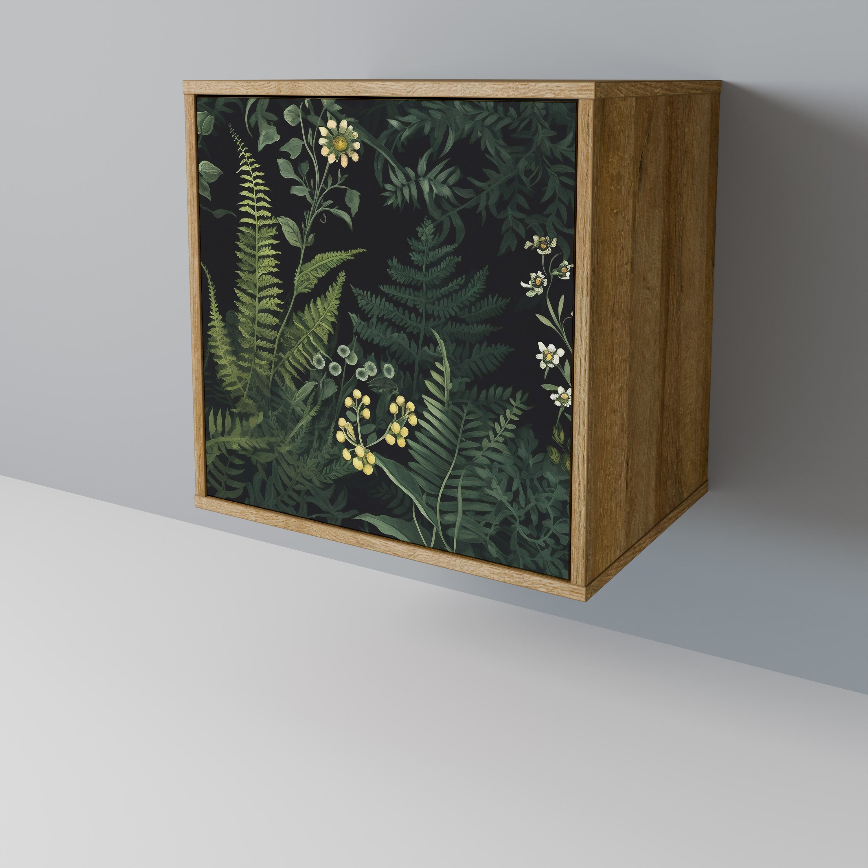 FERN FLOWERS 1-Door Sideboard in Oak Effect