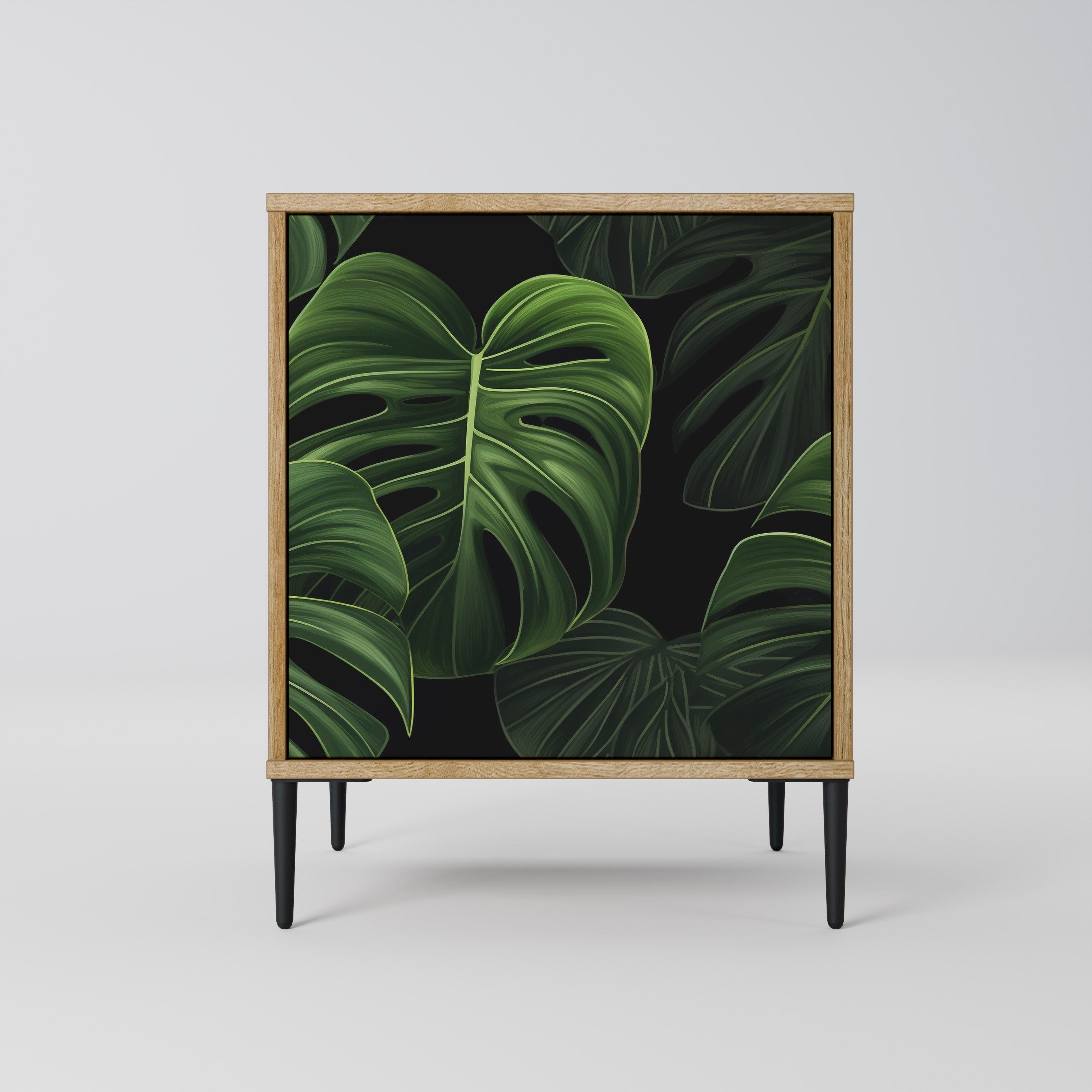 INFINITE MONSTERA 1-Door Sideboard in Oak Effect
