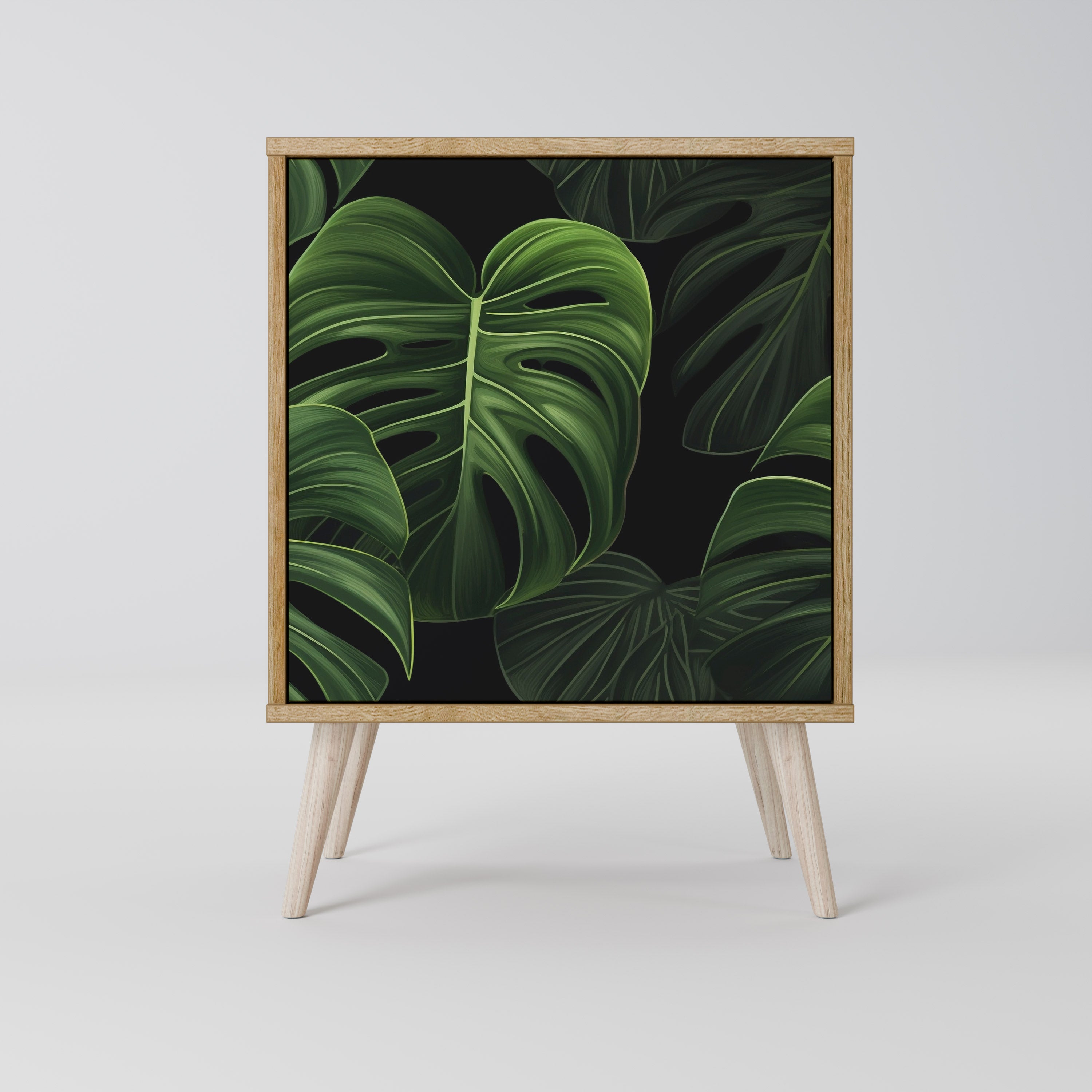 INFINITE MONSTERA 1-Door Sideboard in Oak Effect