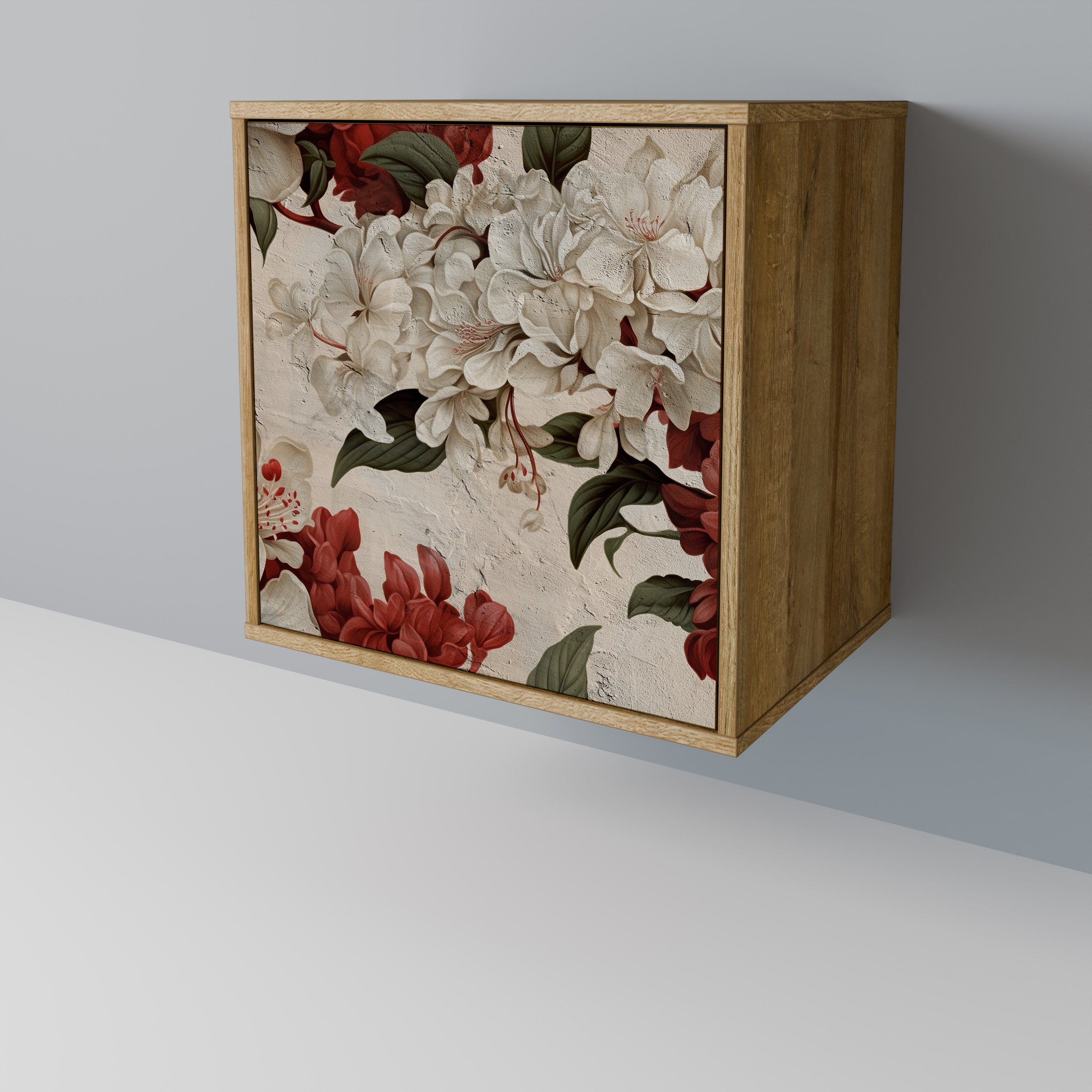 EPHEMERAL DAYS 1-Door Sideboard in Oak Effect