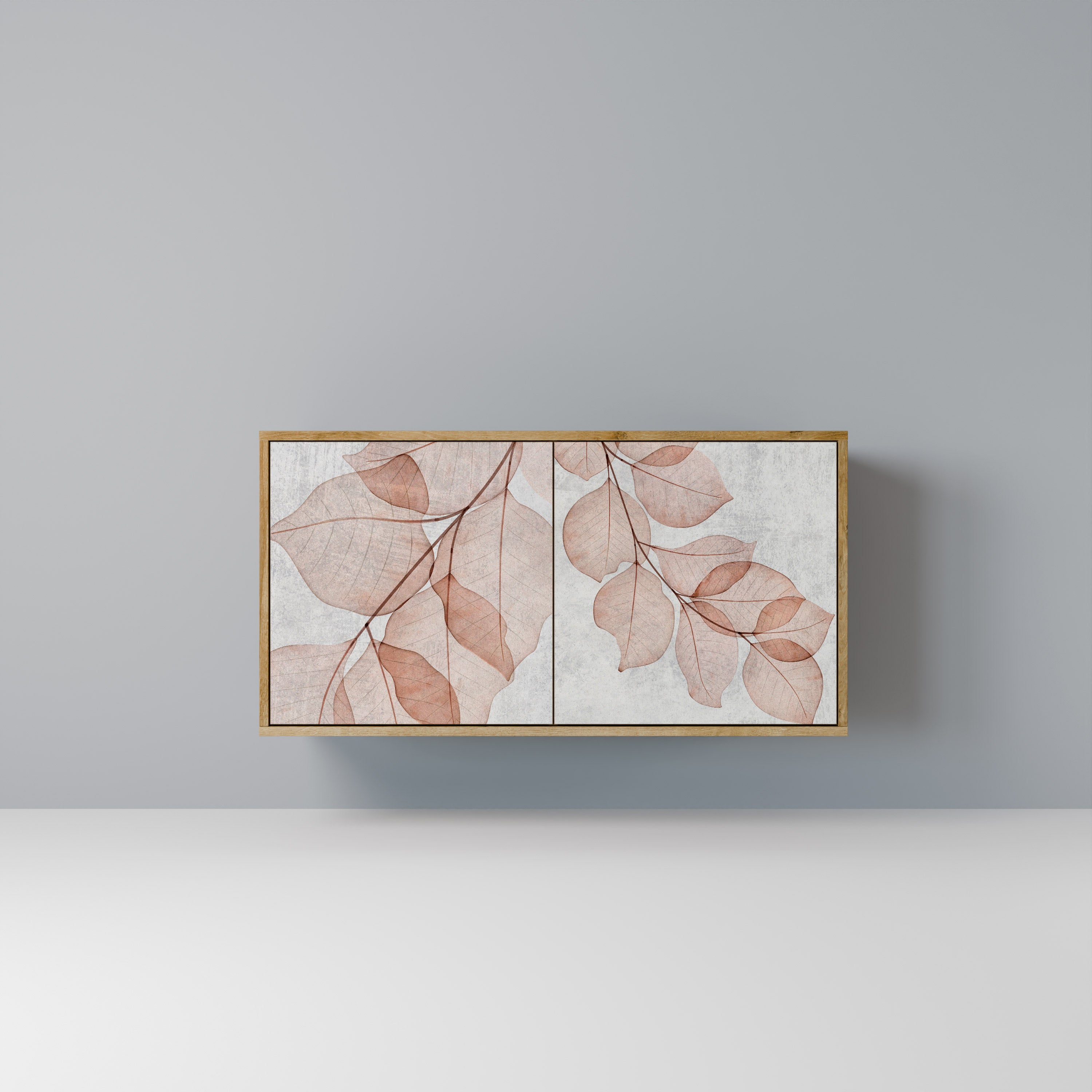 AUTUMN FRAGILITY 2-Door Sideboard in Oak Effect