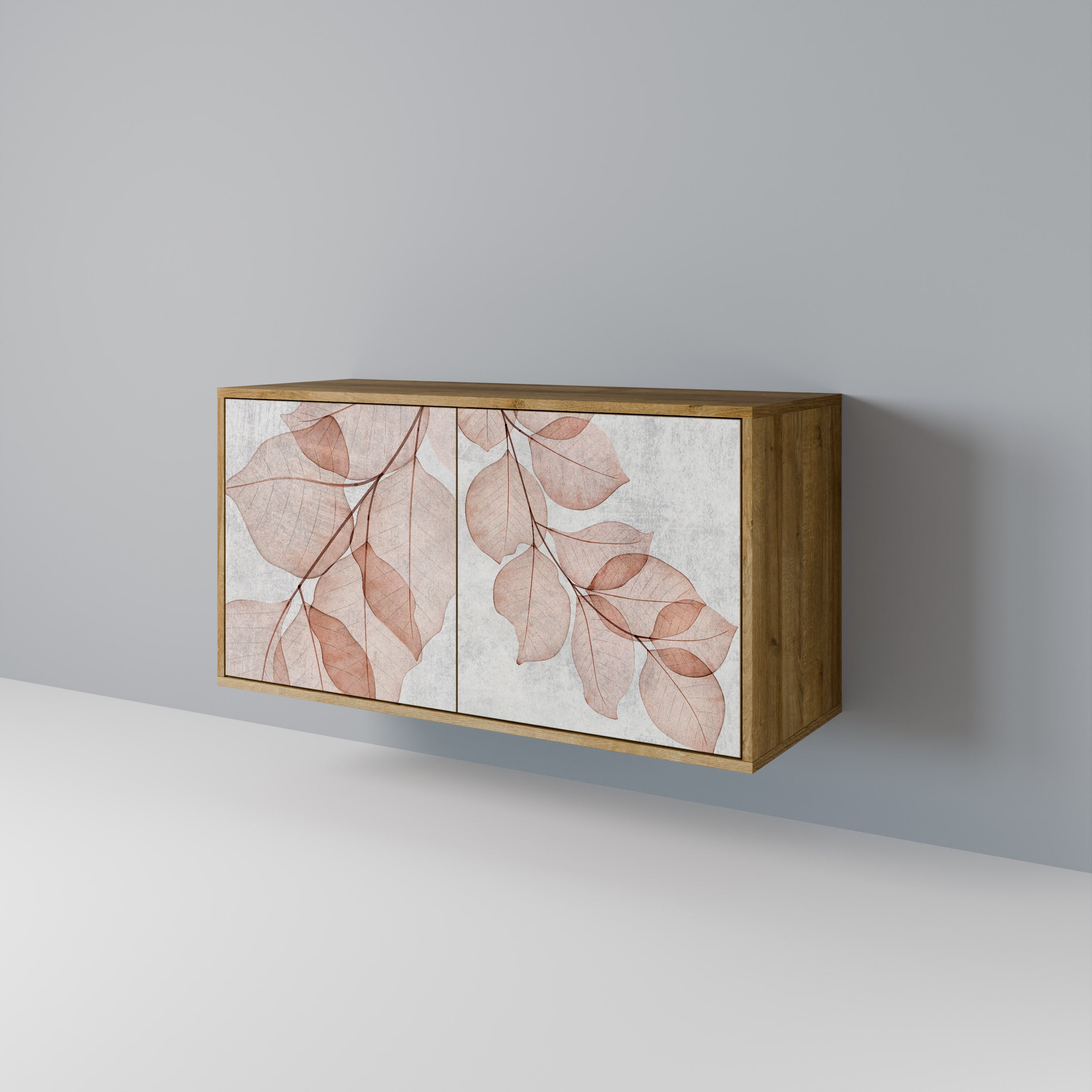 AUTUMN FRAGILITY 2-Door Sideboard in Oak Effect