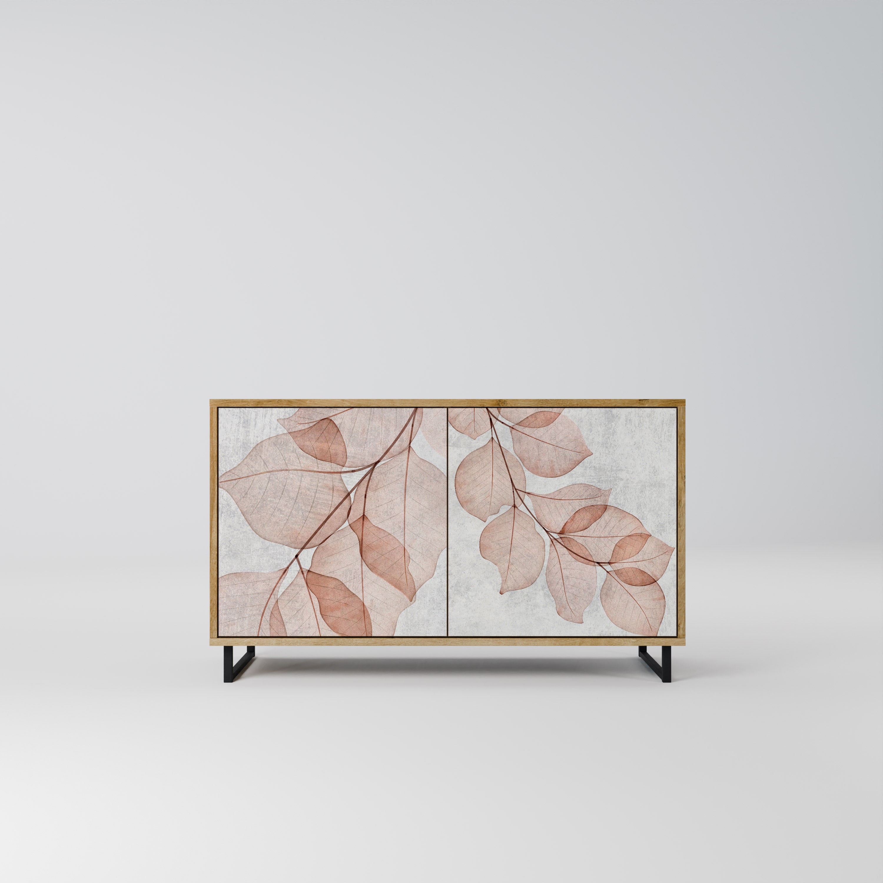AUTUMN FRAGILITY 2-Door Sideboard in Oak Effect