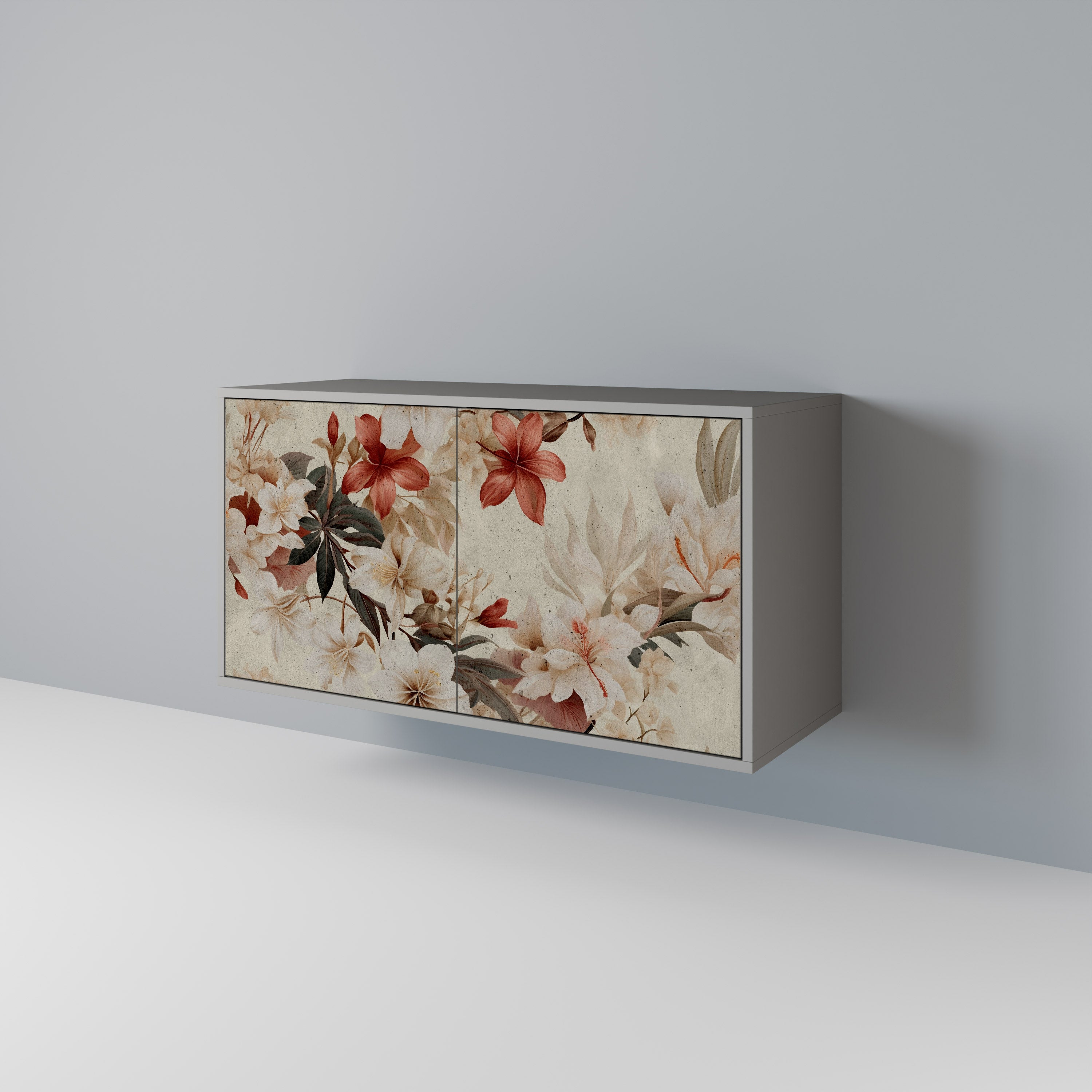 Aparador PETAL HARMONY de 2 puertas en acabado gris