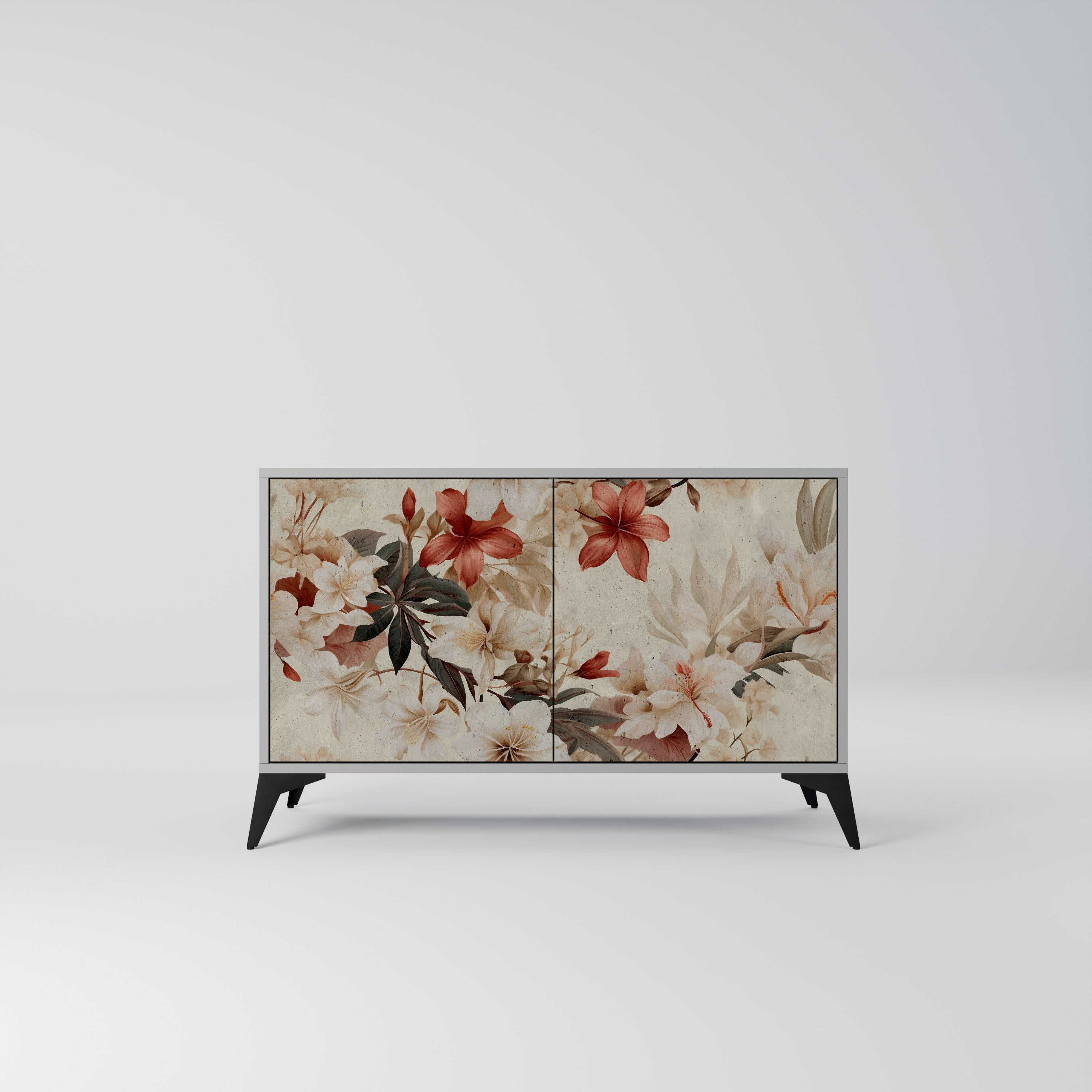 Aparador PETAL HARMONY de 2 puertas en acabado gris