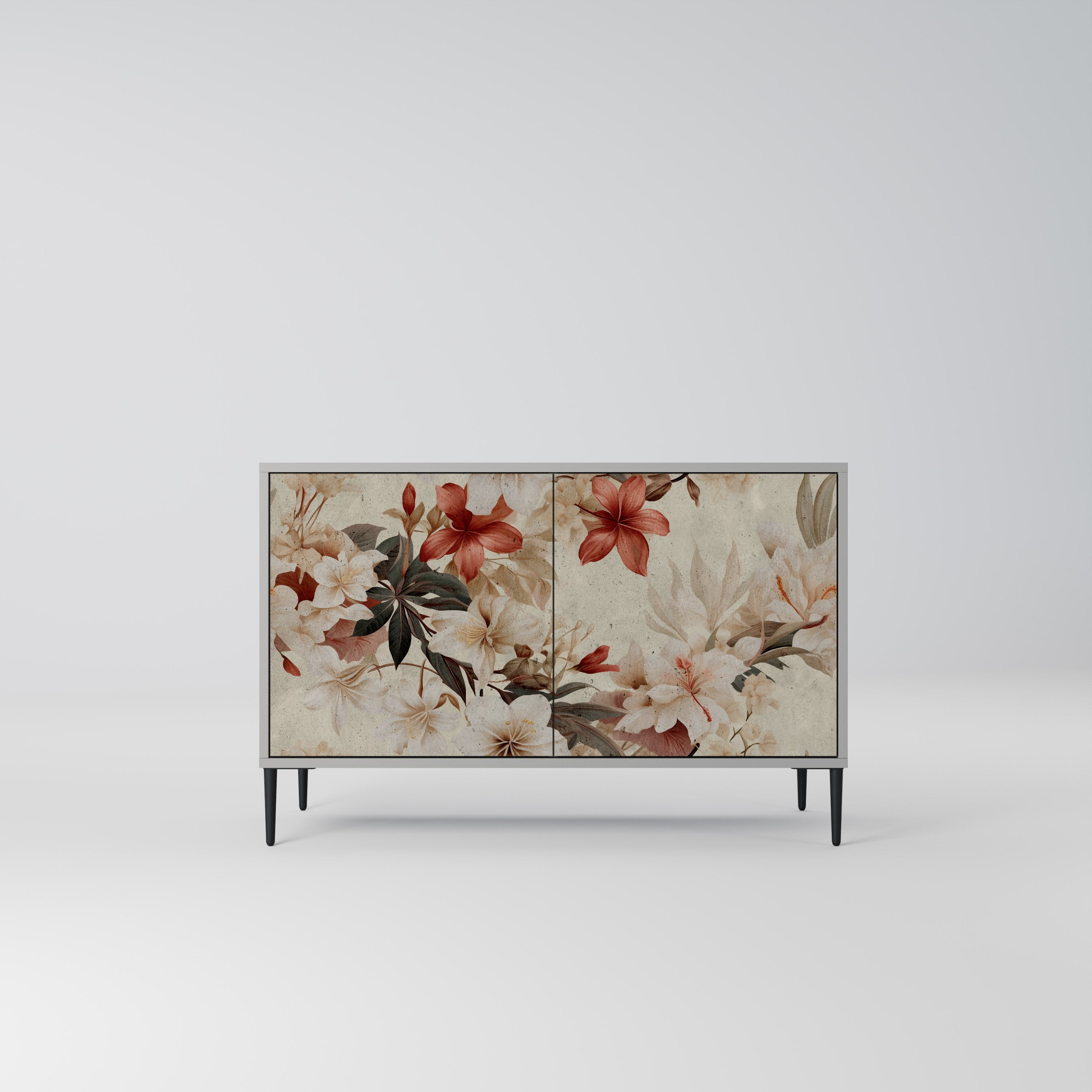 Aparador PETAL HARMONY de 2 puertas en acabado gris