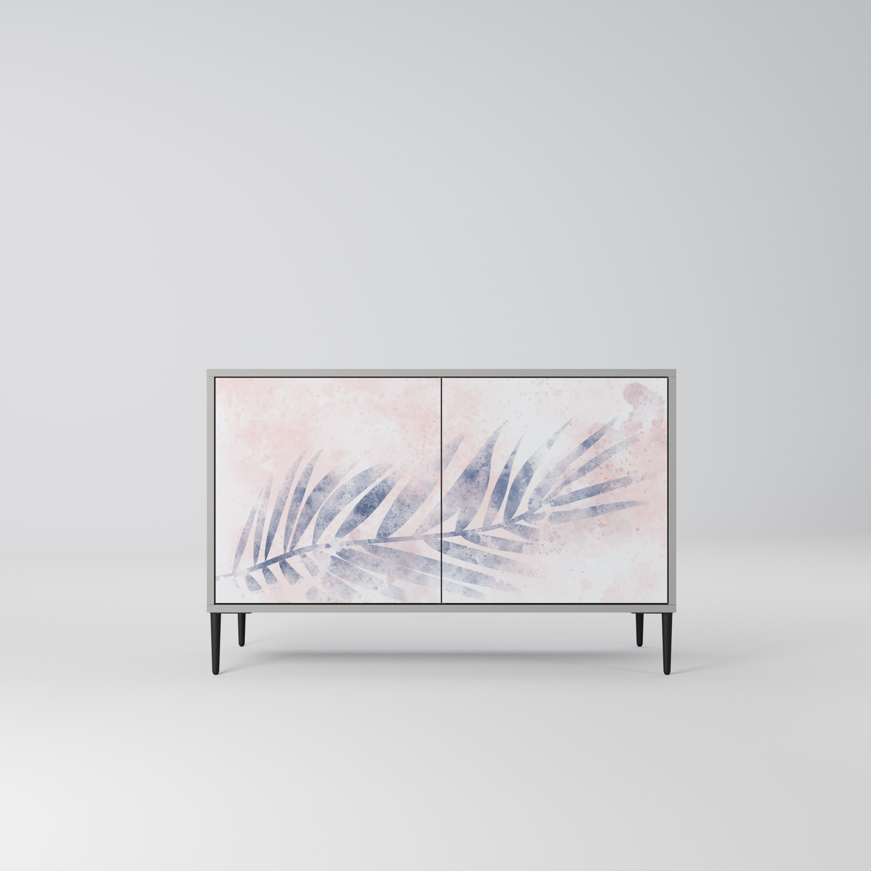 Aparador TIMELESS FLOAT de 2 puertas en acabado gris