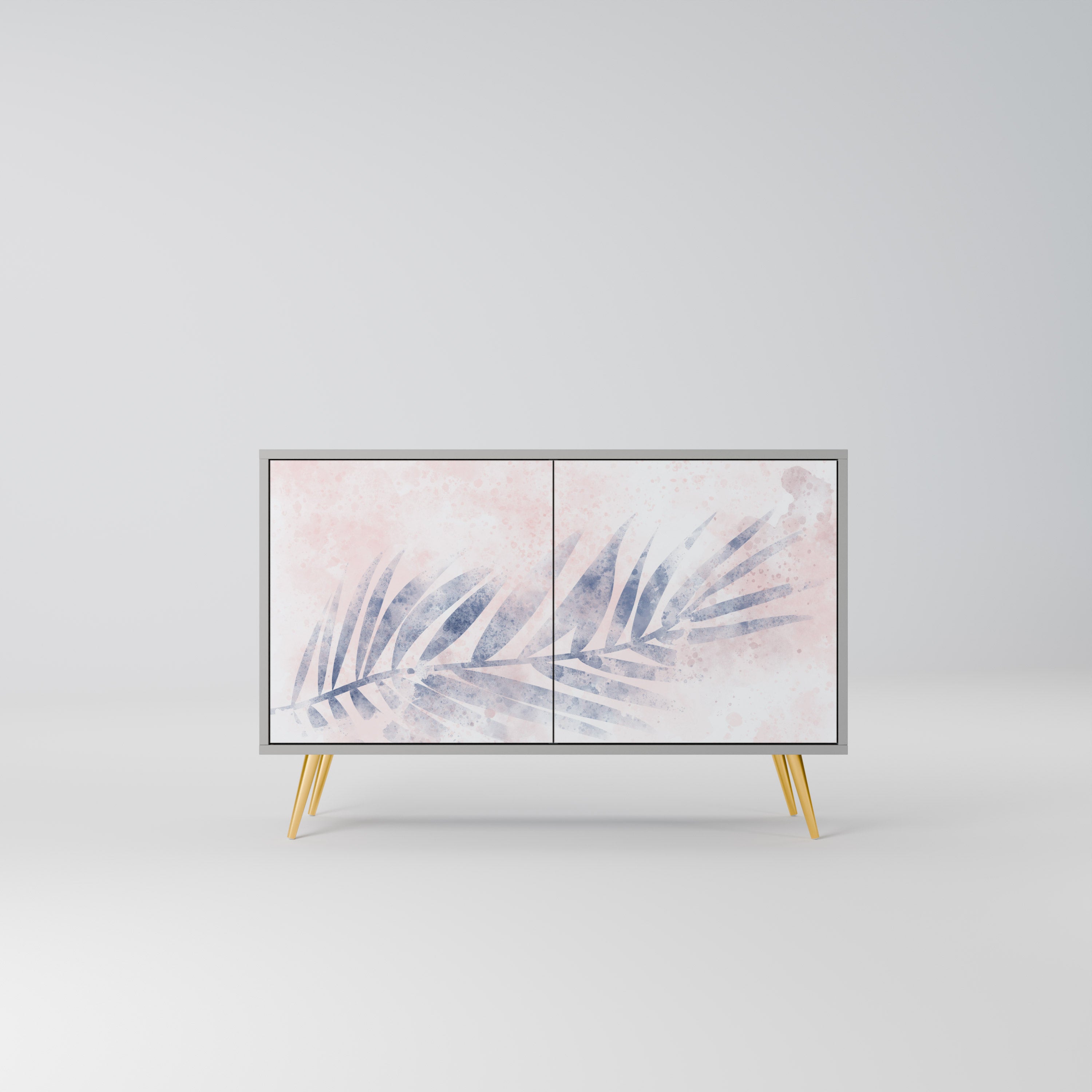 Aparador TIMELESS FLOAT de 2 puertas en acabado gris