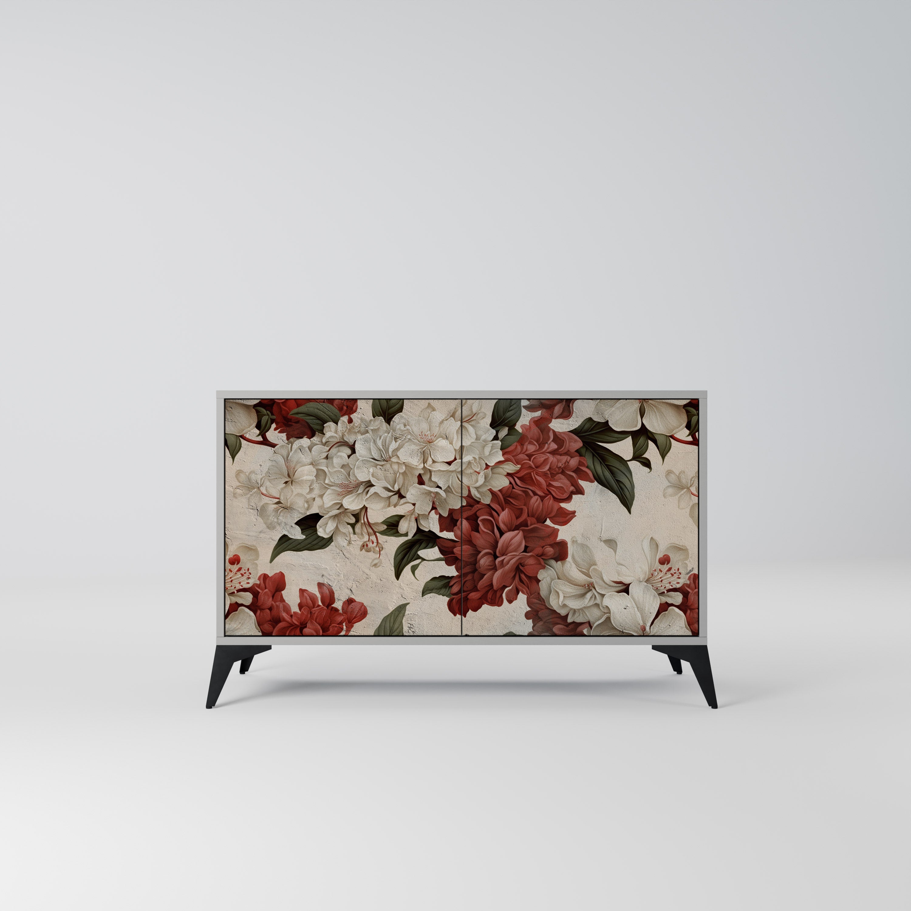 Aparador de 2 puertas EPHEMERAL DAYS en acabado gris