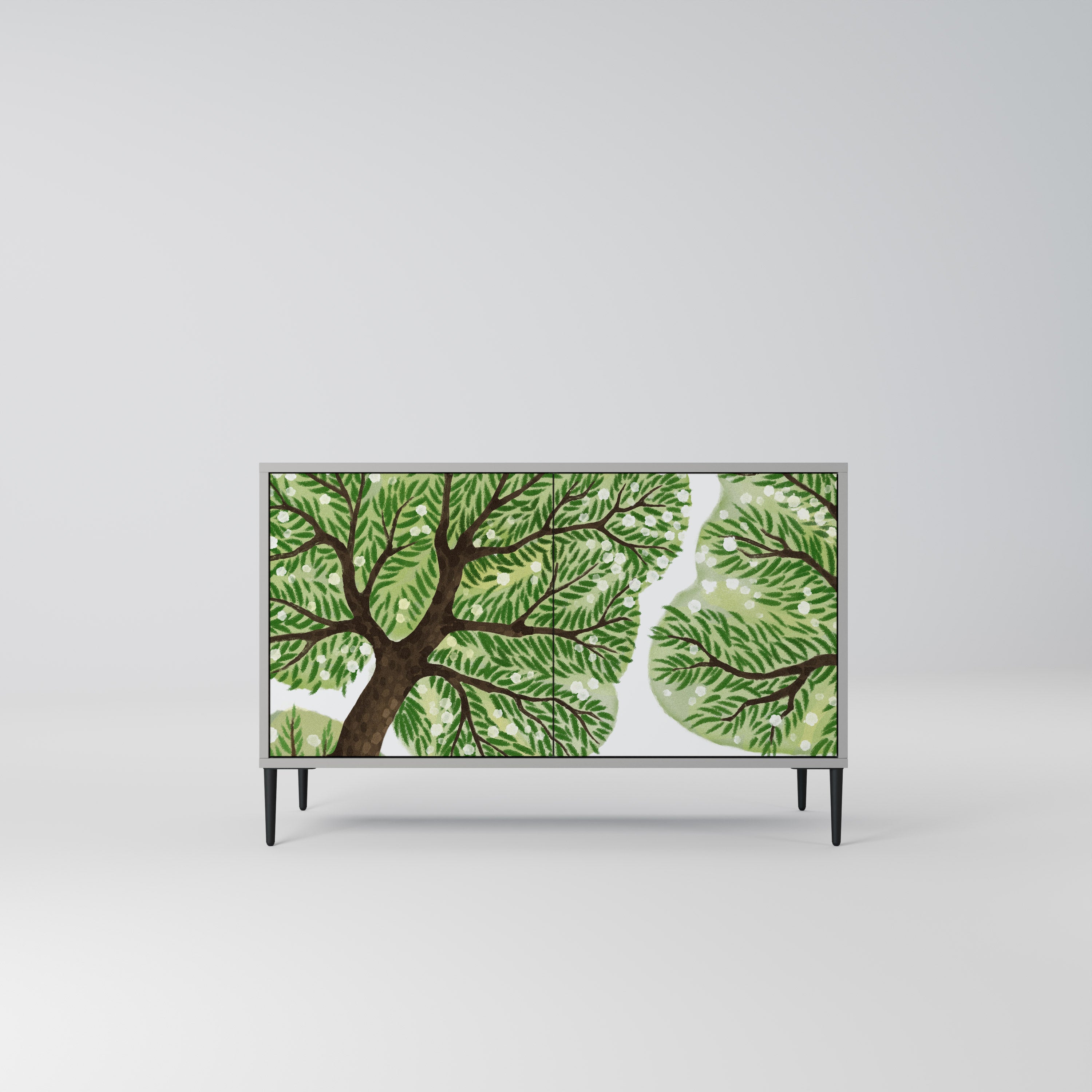 Aparador WILDERNESS DASH de 2 puertas en acabado gris