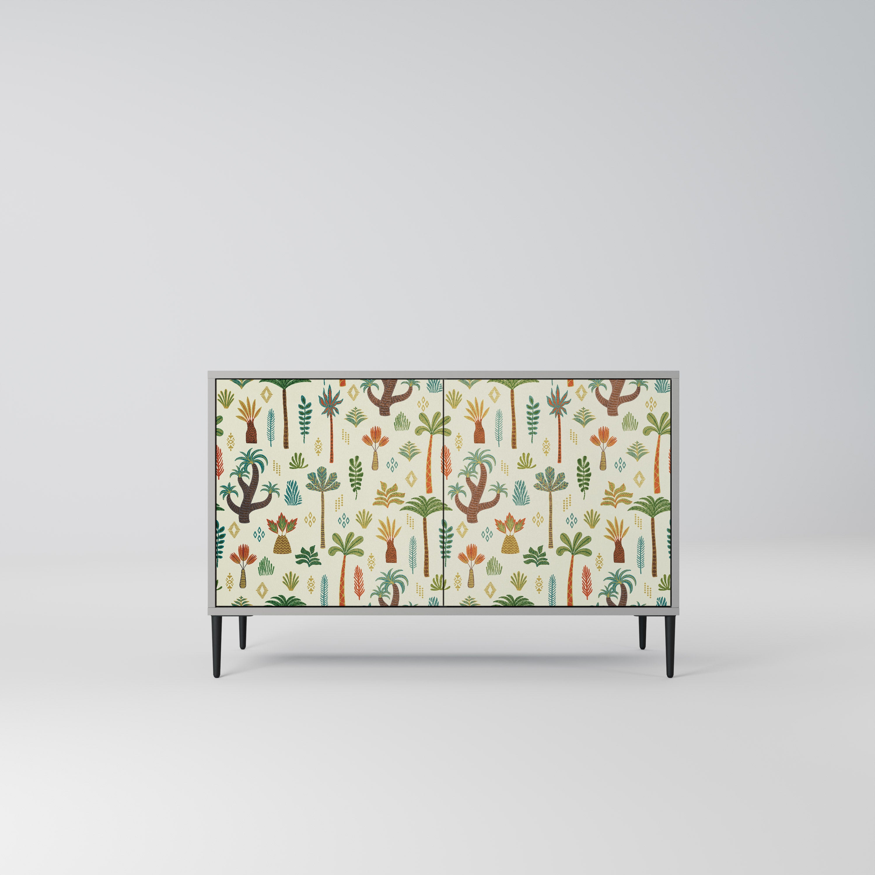 Aparador PALM SPRING de 2 puertas en acabado gris