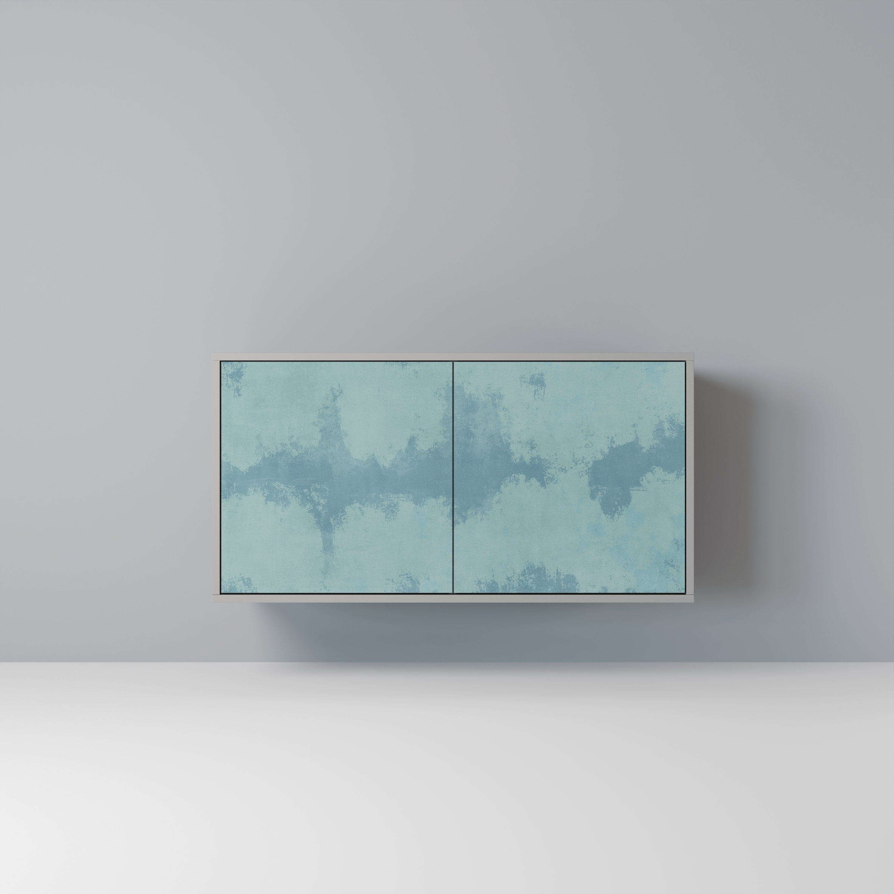 Aparador de 2 puertas SKY WASH en acabado gris