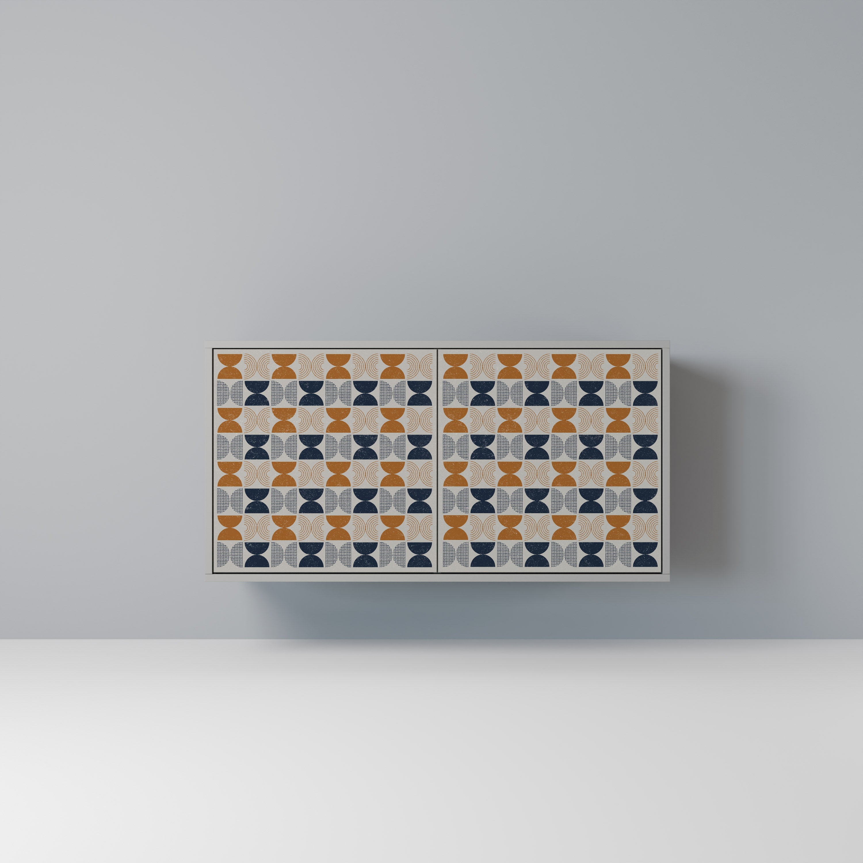 Aparador de 2 puertas REFLECTION RANGE en acabado gris