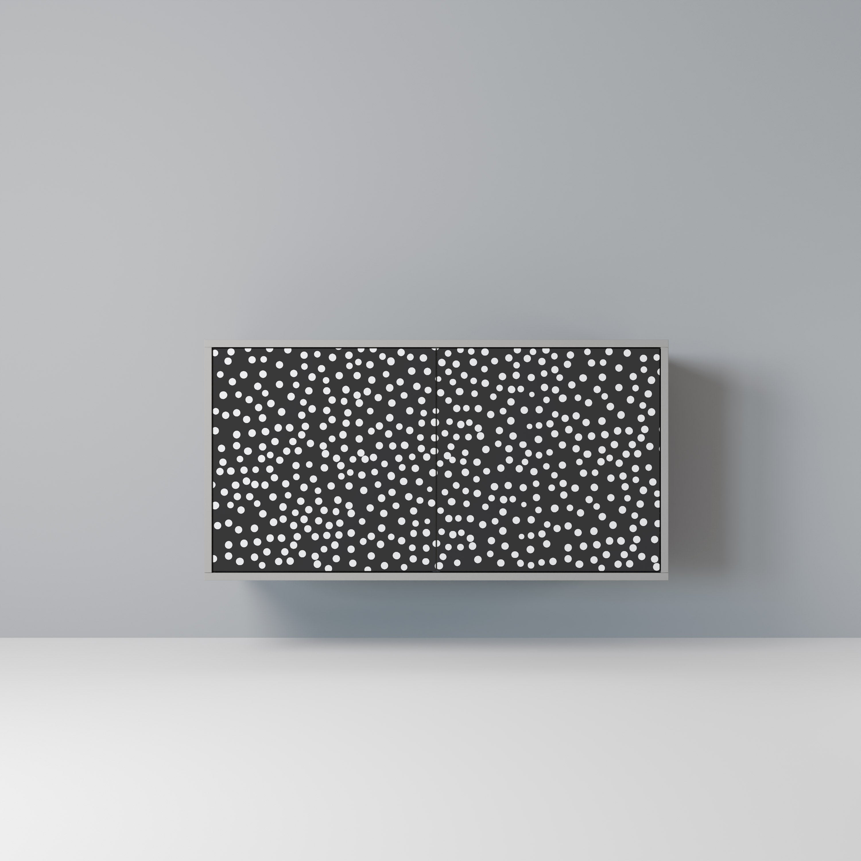 Aparador de 2 puertas BLINDING LIGHTS en acabado gris