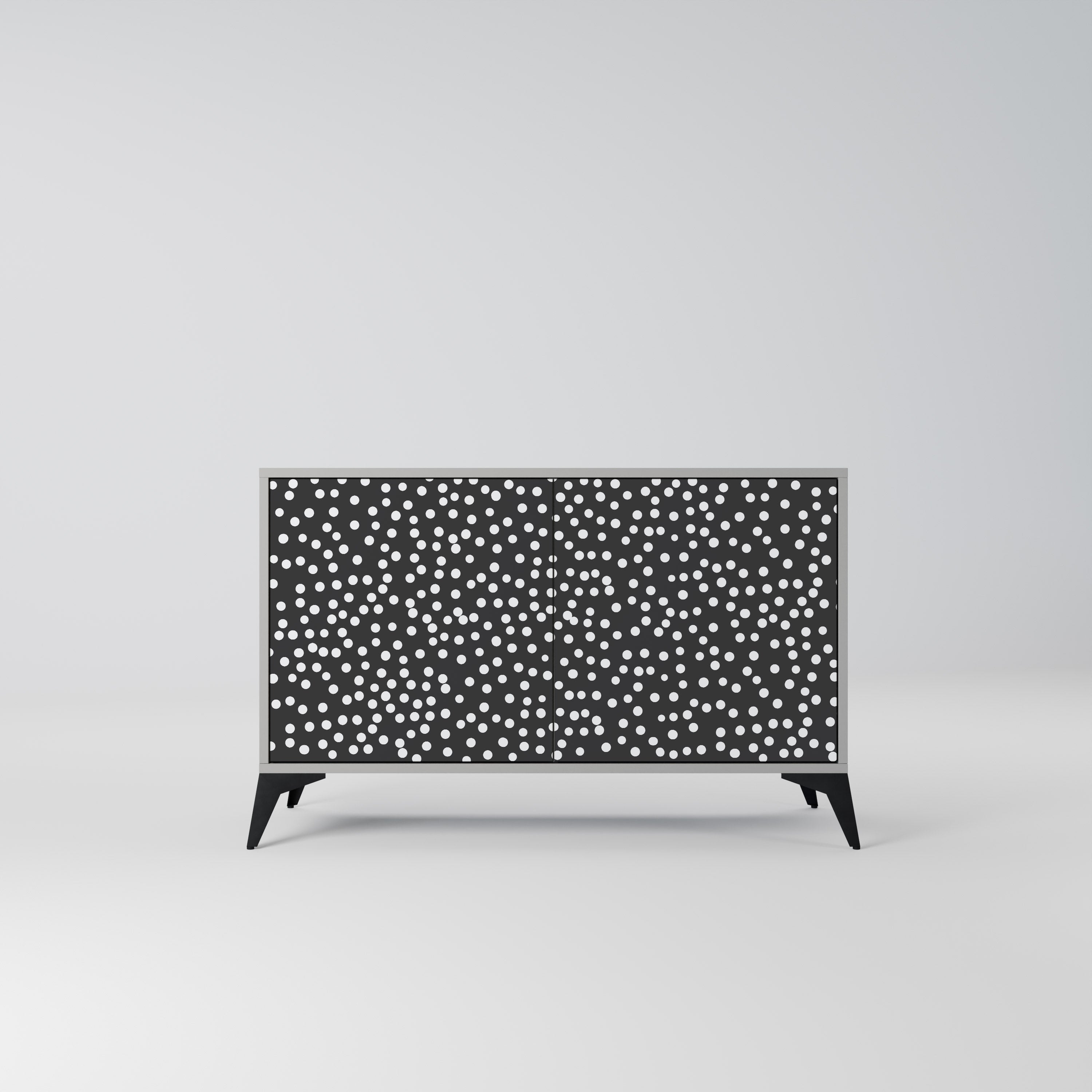 Aparador de 2 puertas BLINDING LIGHTS en acabado gris