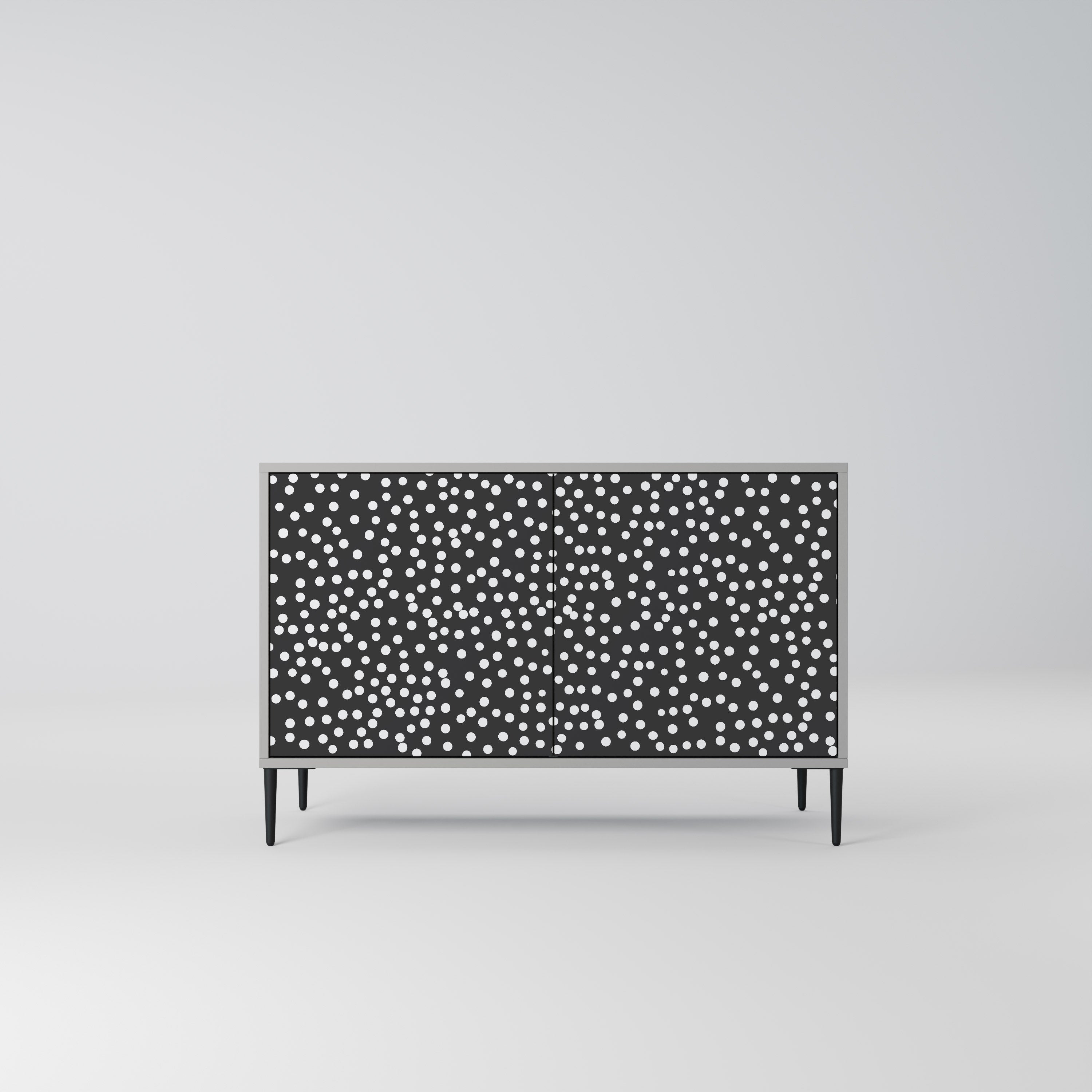 Aparador de 2 puertas BLINDING LIGHTS en acabado gris