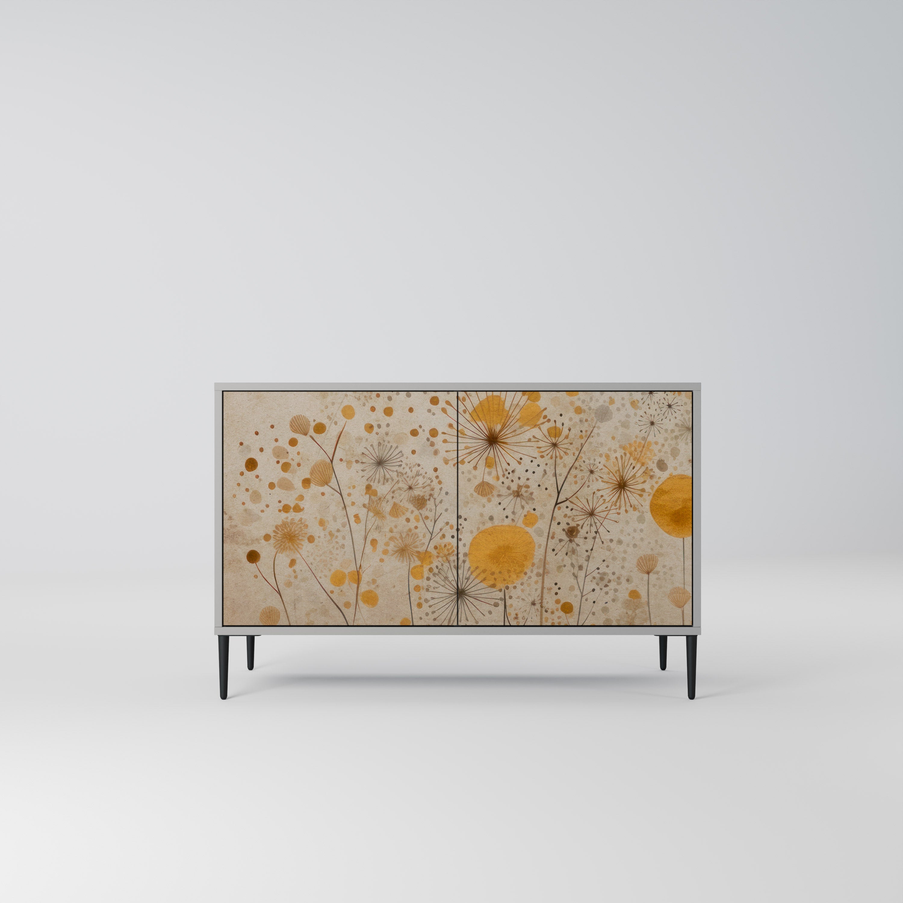 Aparador de 2 puertas MORNING GLADE en acabado gris