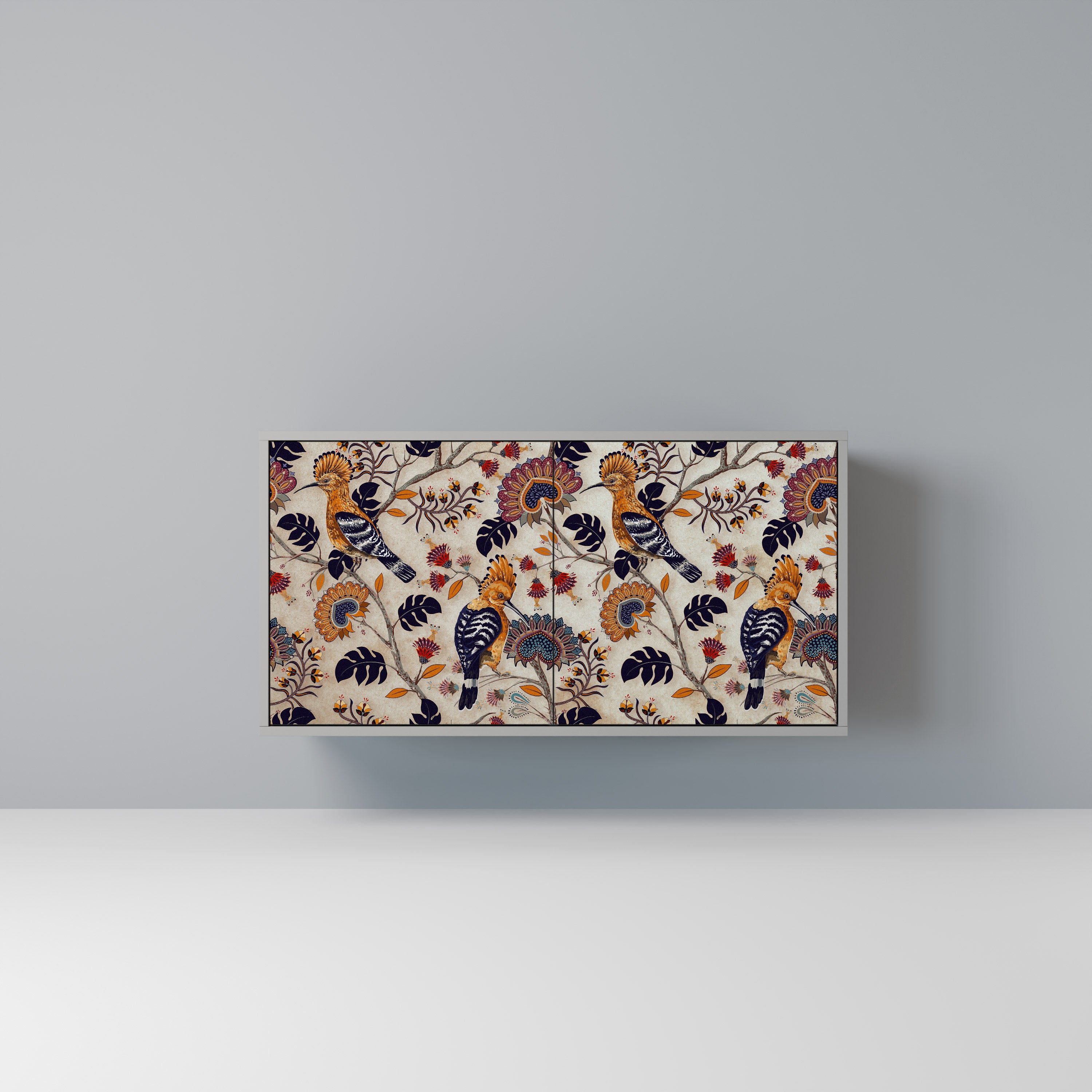 EMINENT HOOPOE 2-Door Sideboard in Grey Finish