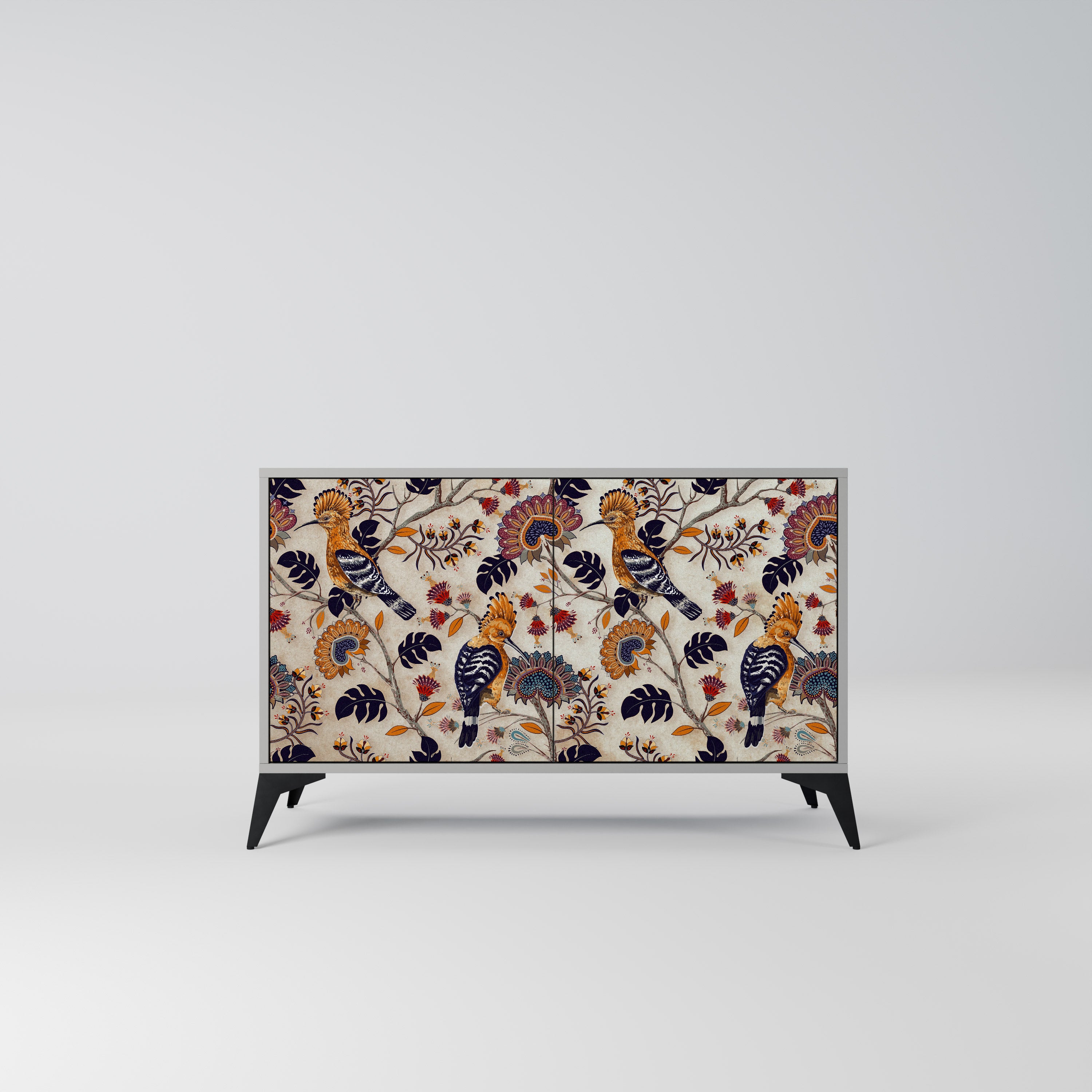 EMINENT HOOPOE 2-Door Sideboard in Grey Finish