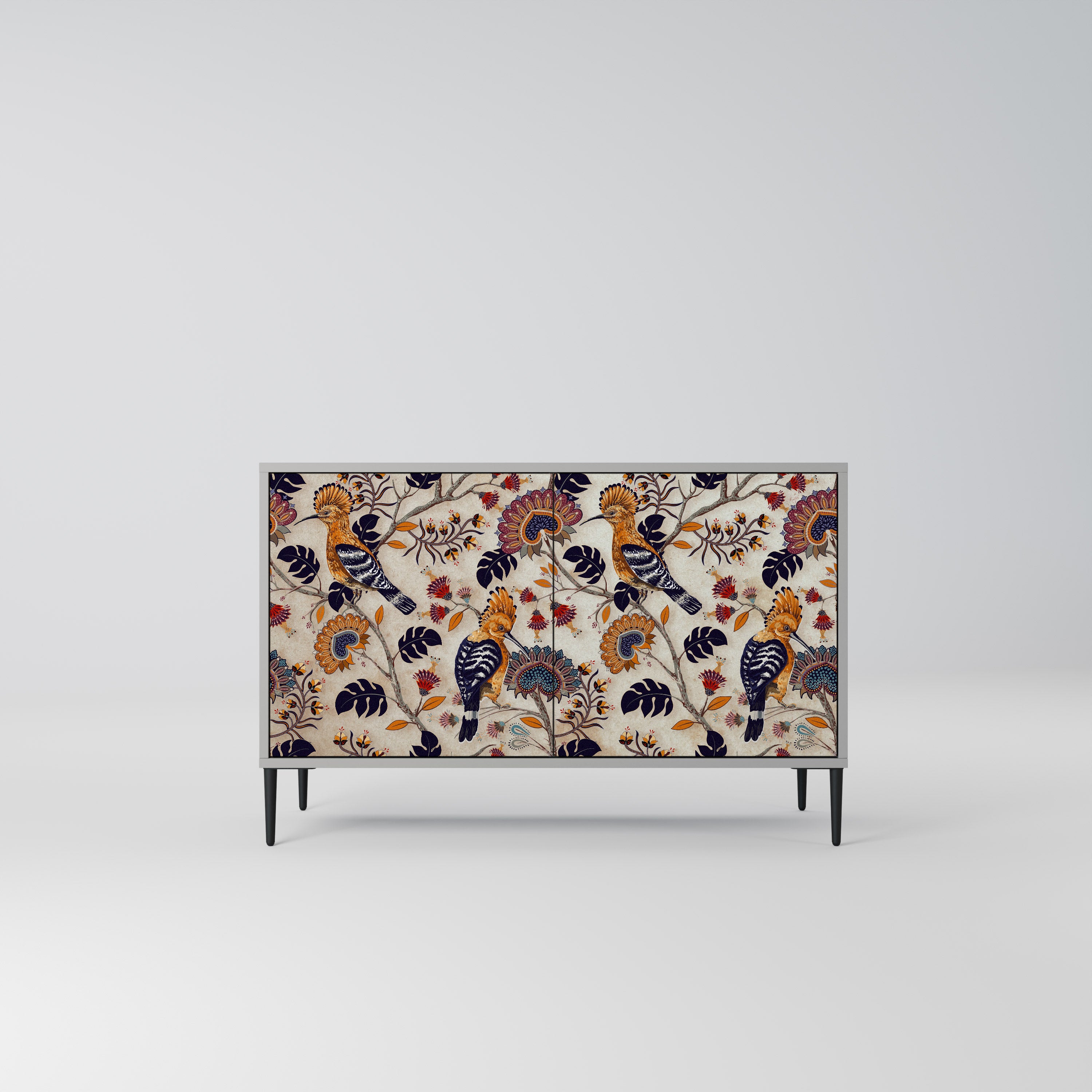 EMINENT HOOPOE 2-Door Sideboard in Grey Finish