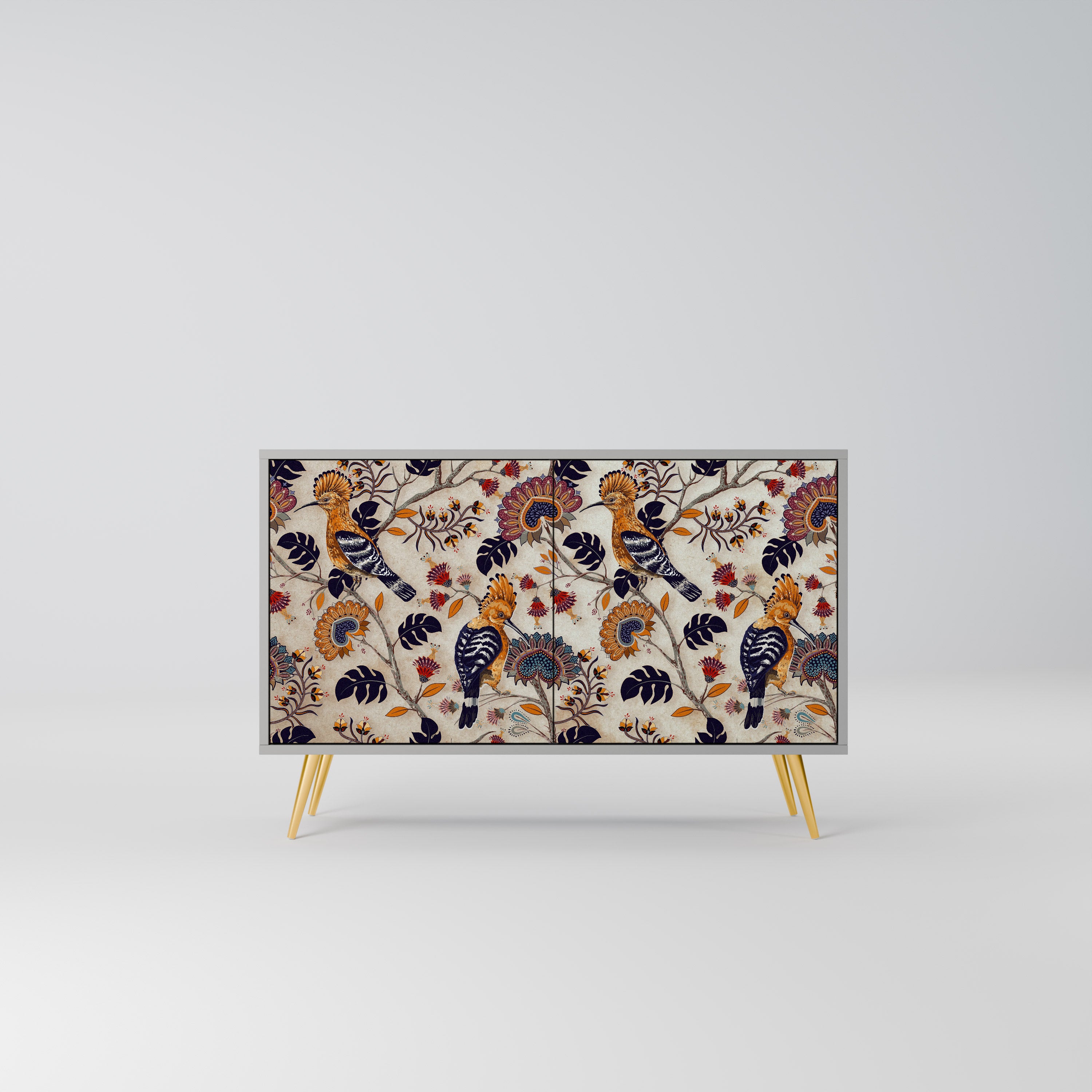 EMINENT HOOPOE 2-Door Sideboard in Grey Finish