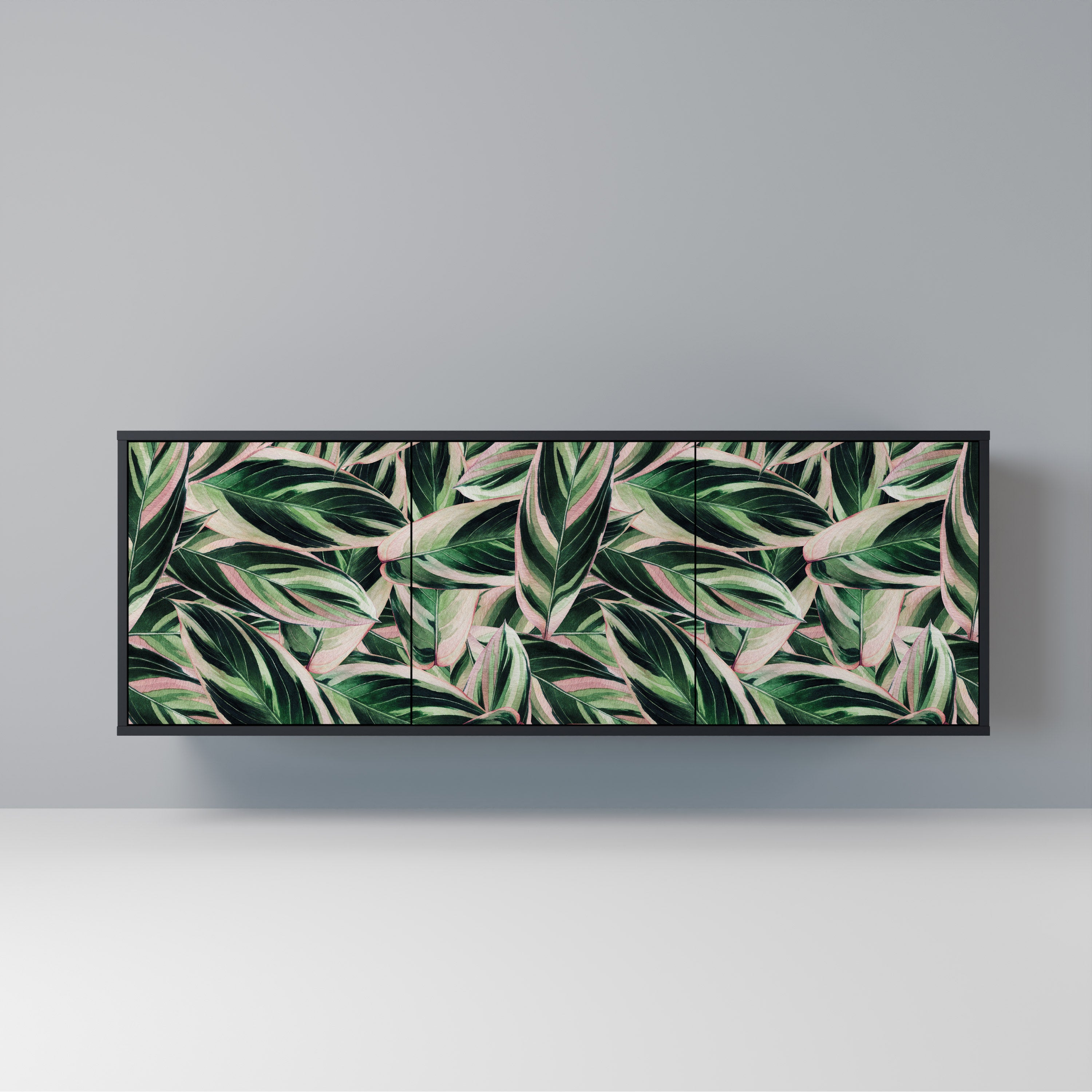 EERIE STROMANTHE 3-Door Sideboard in Black Finish