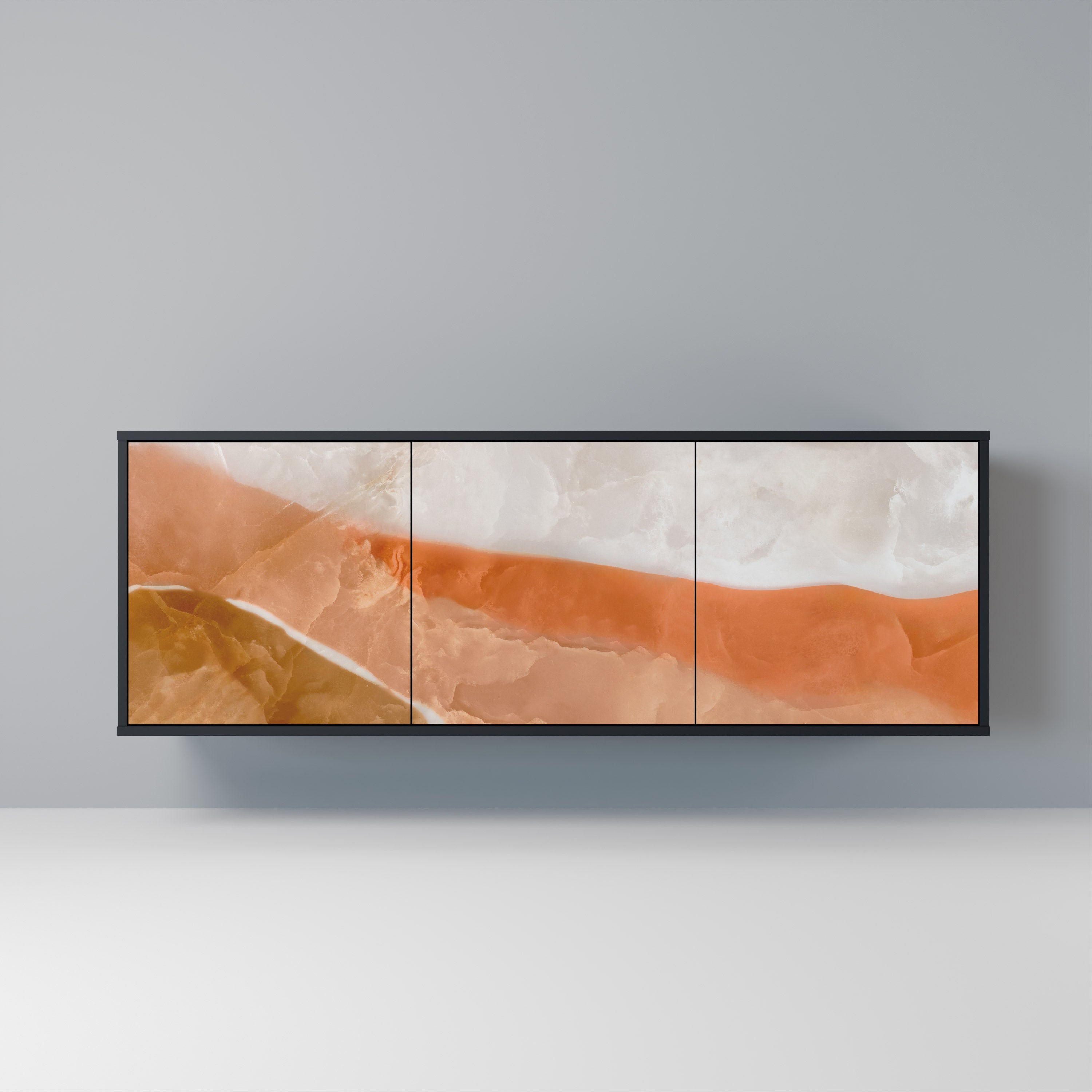 SANDHILLS SPLENDOUR 3-Door Sideboard in Black Finish