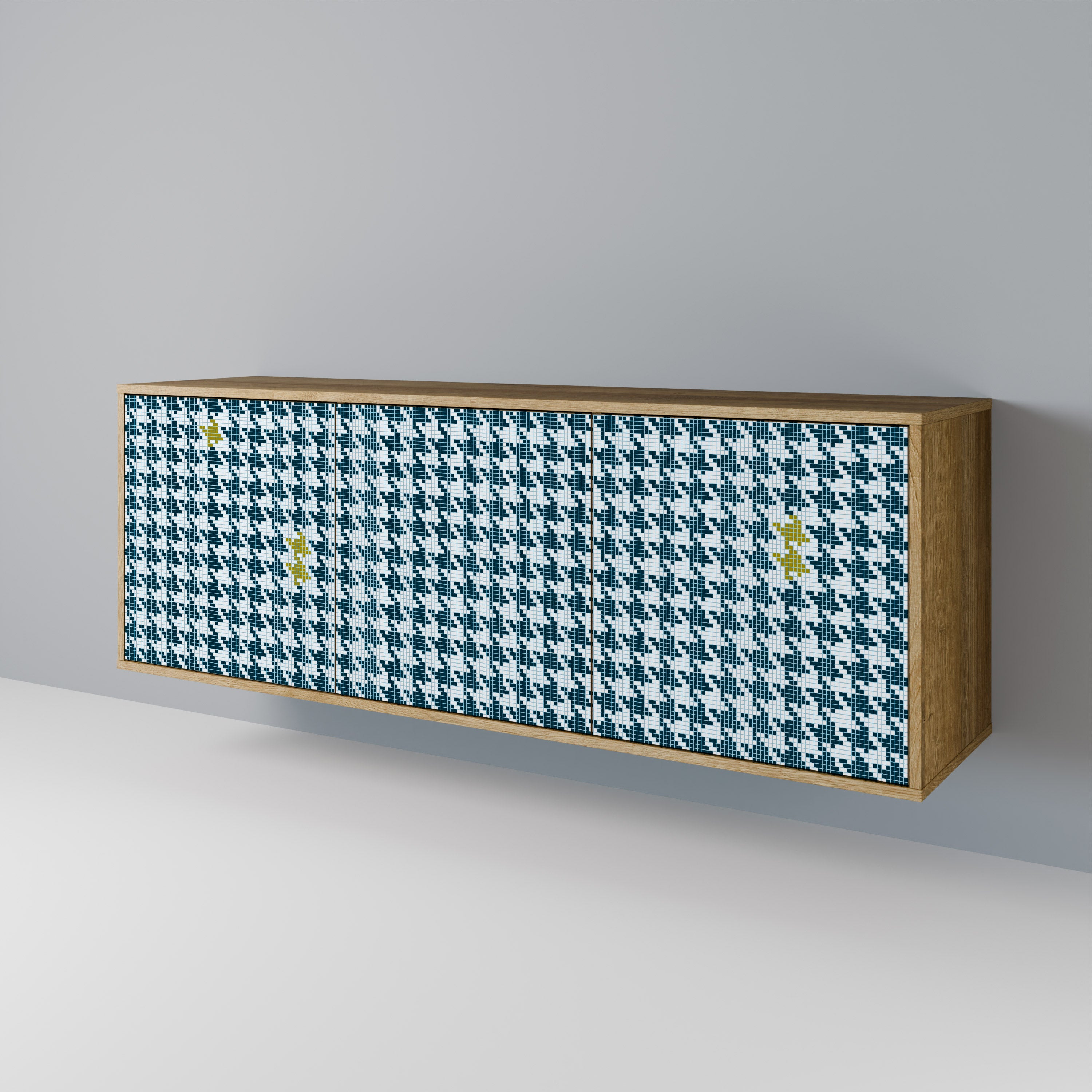 OUT OF CONTEXT 3-Door Sideboard in Oak Effect