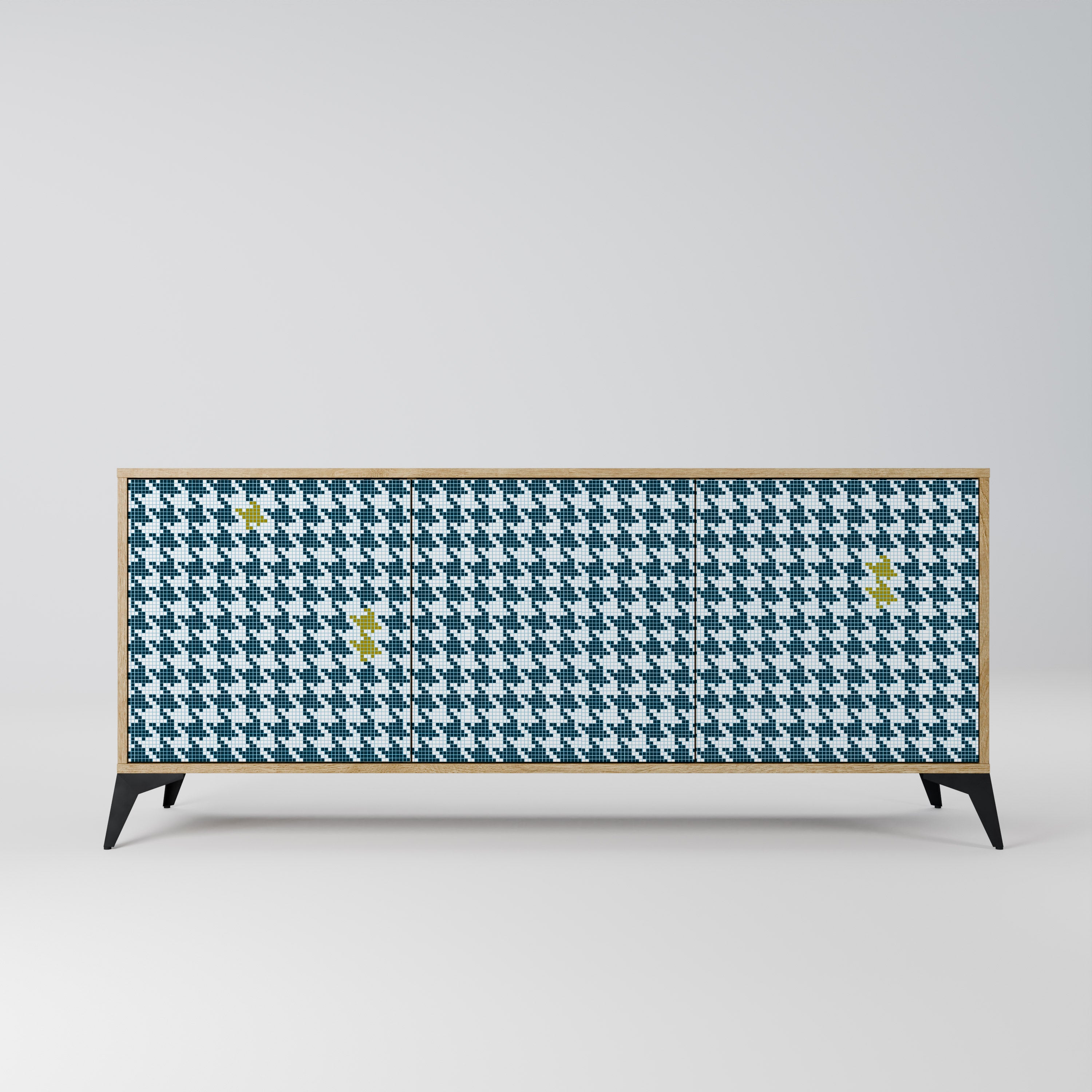 OUT OF CONTEXT 3-Door Sideboard in Oak Effect