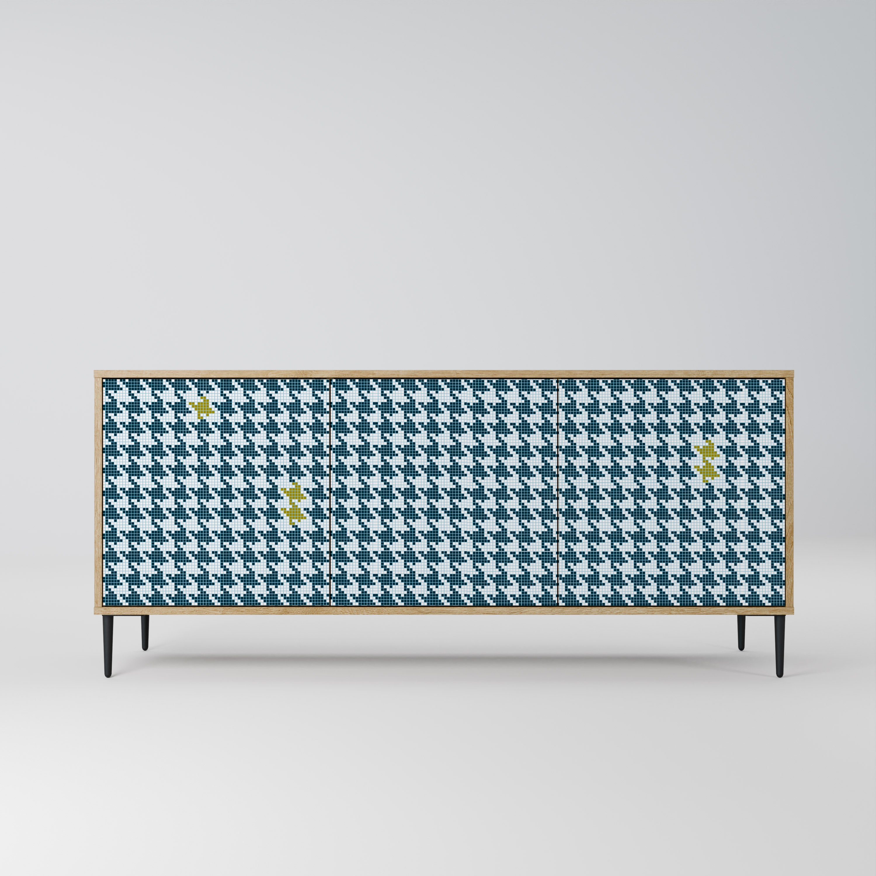 OUT OF CONTEXT 3-Door Sideboard in Oak Effect