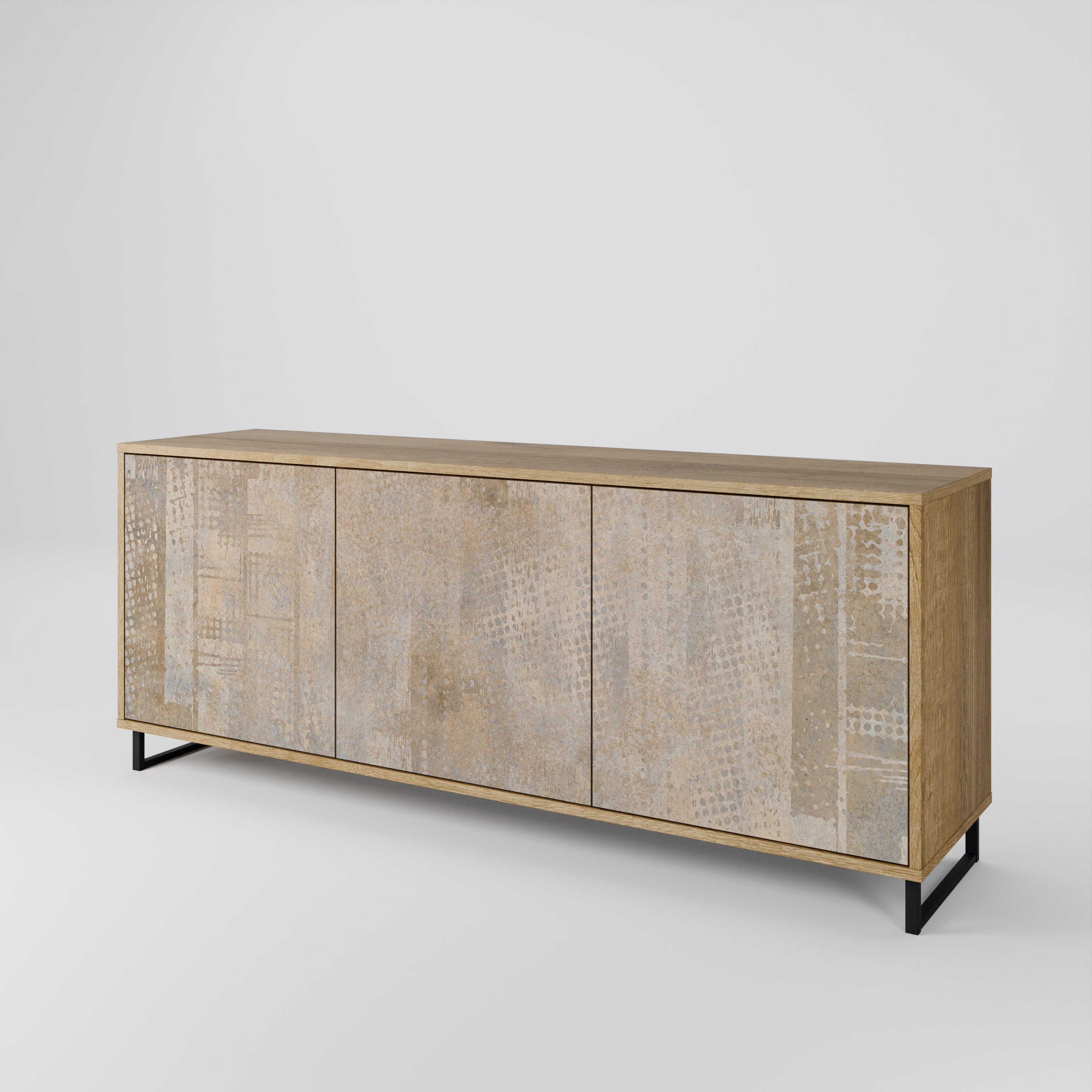 SCREEN ERROR 3-Door Sideboard in Oak Effect