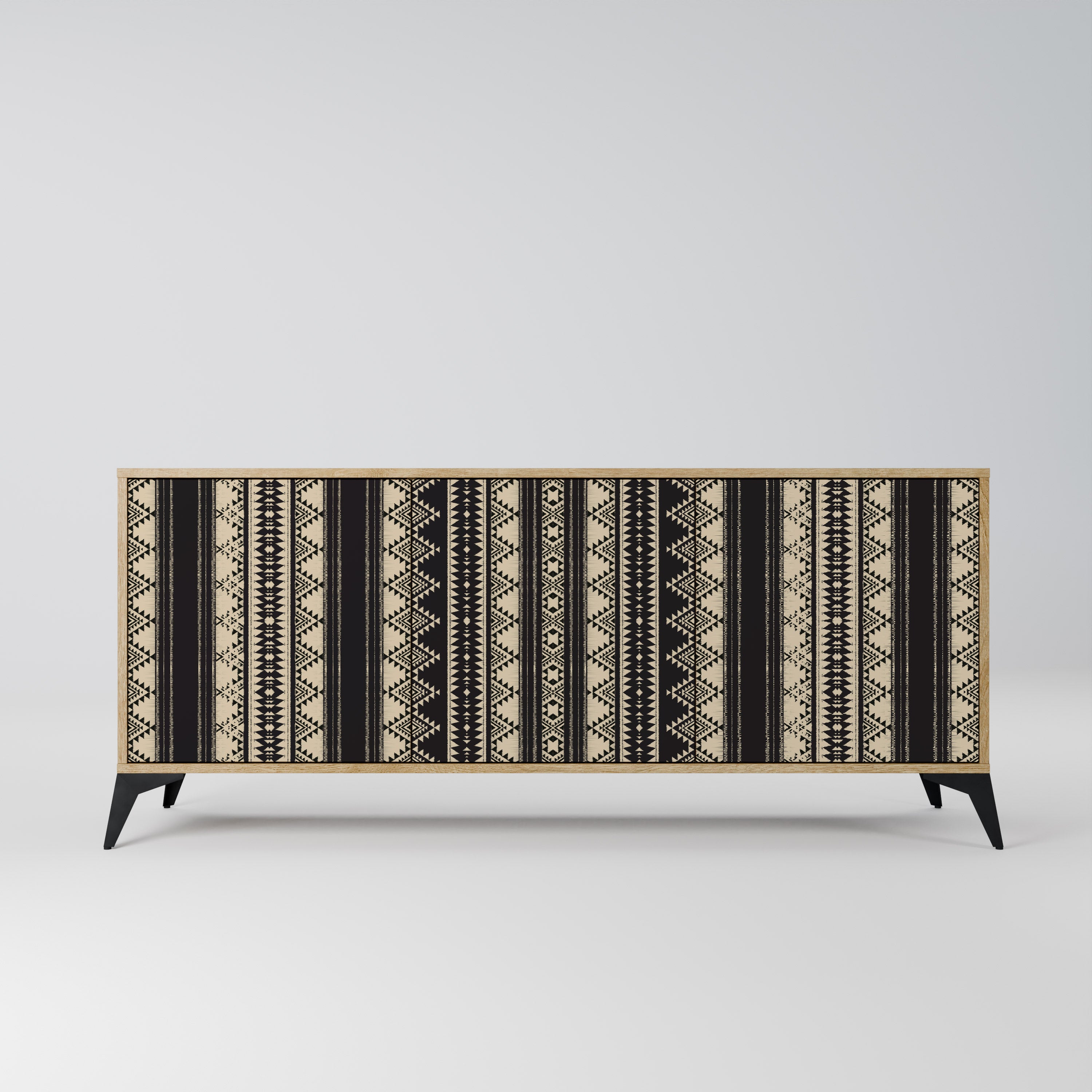 AZTEC 3-Door Sideboard in Oak Effect