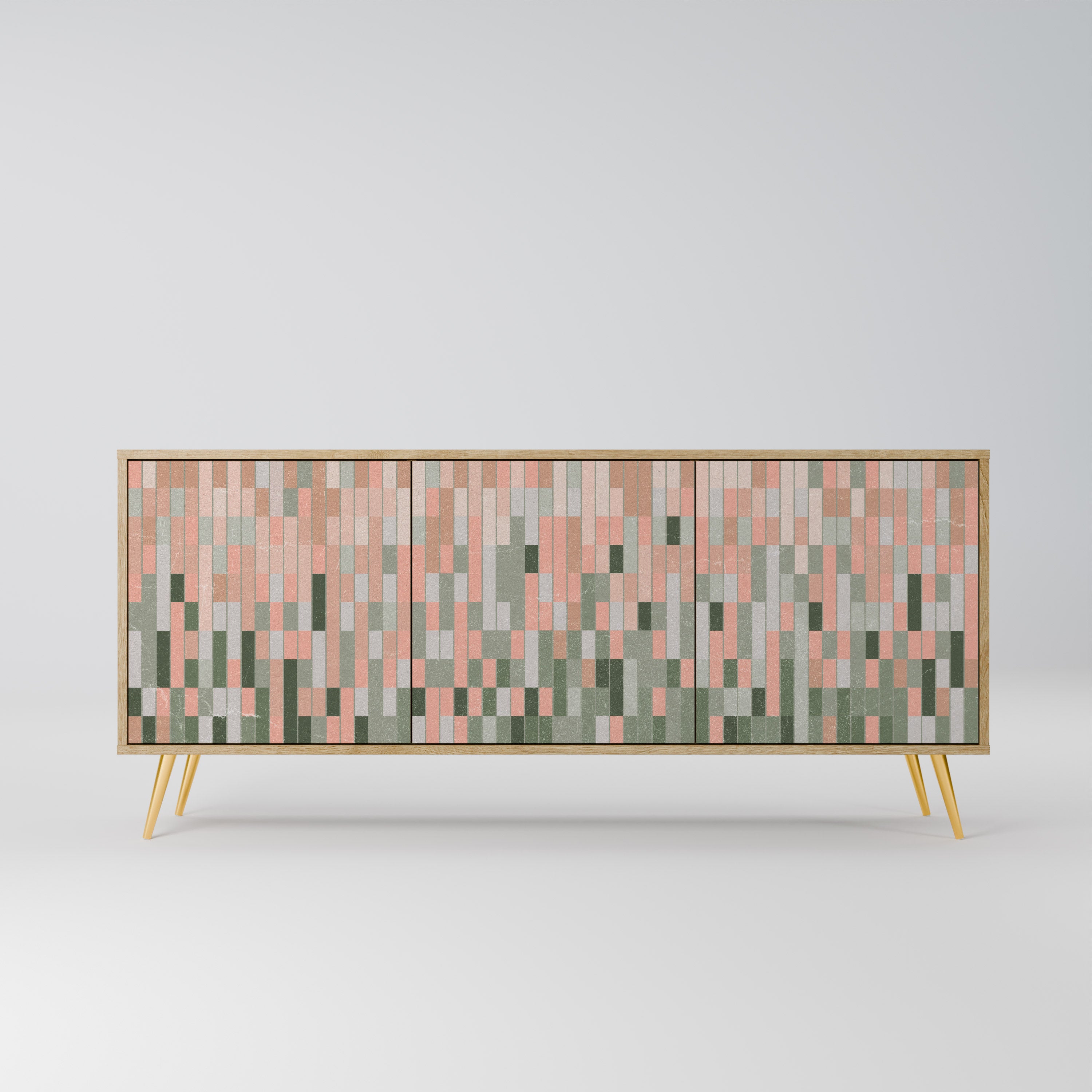 BUILDING THE FUTURE 3-Door Sideboard in Oak Effect