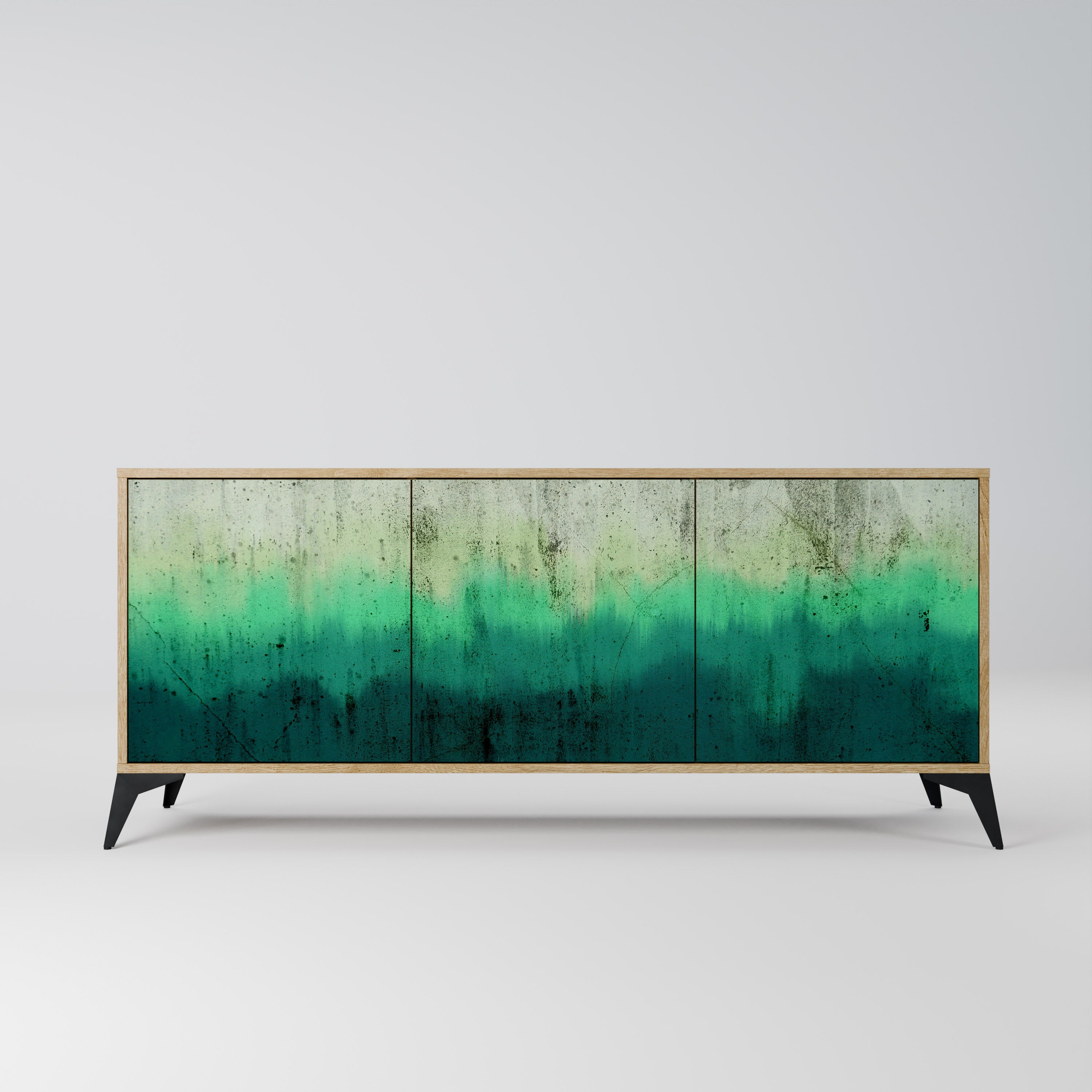 NORTHERN LIGHTS 3-Door Sideboard in Oak Effect