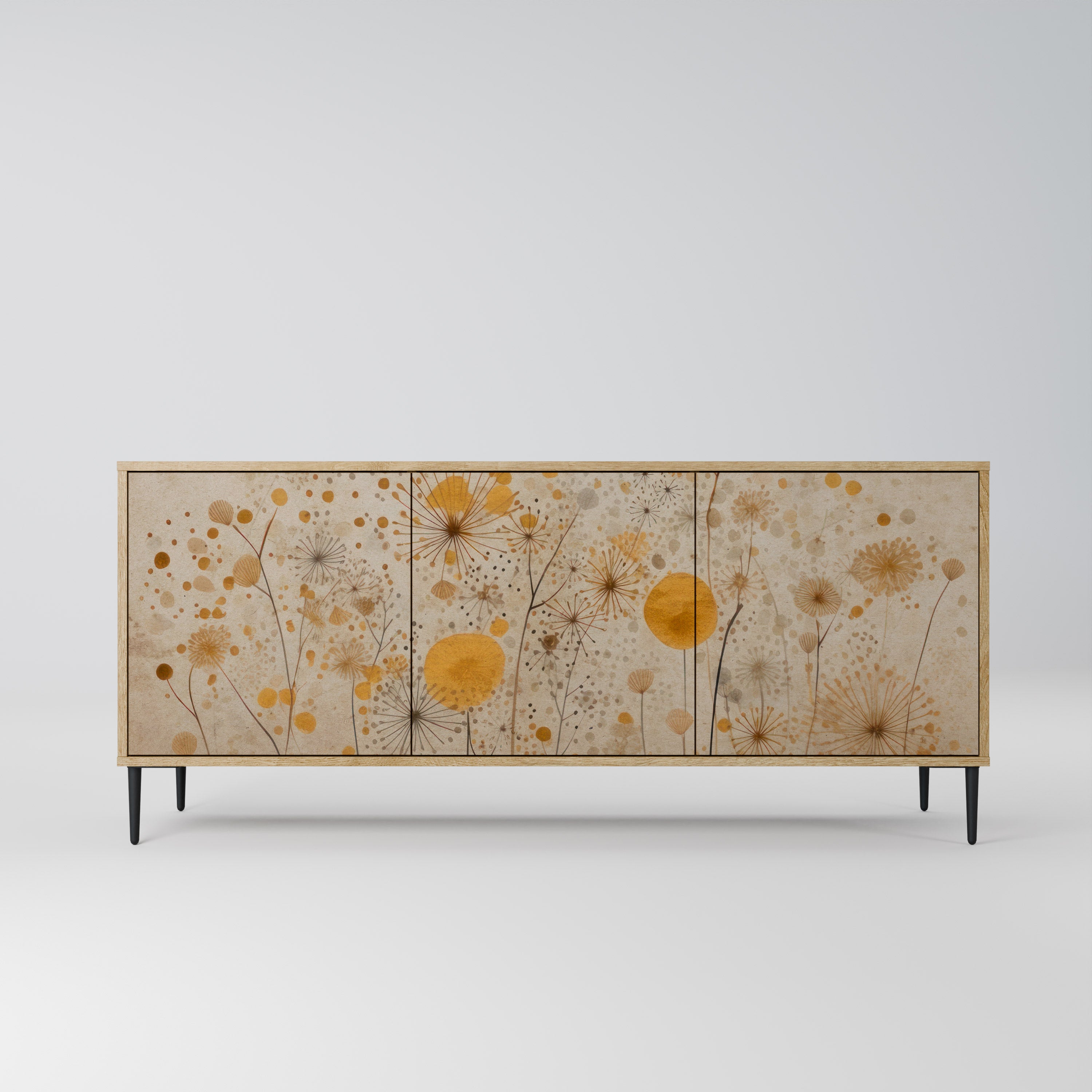 MORNING GLADE 3-Door Sideboard in Oak Effect