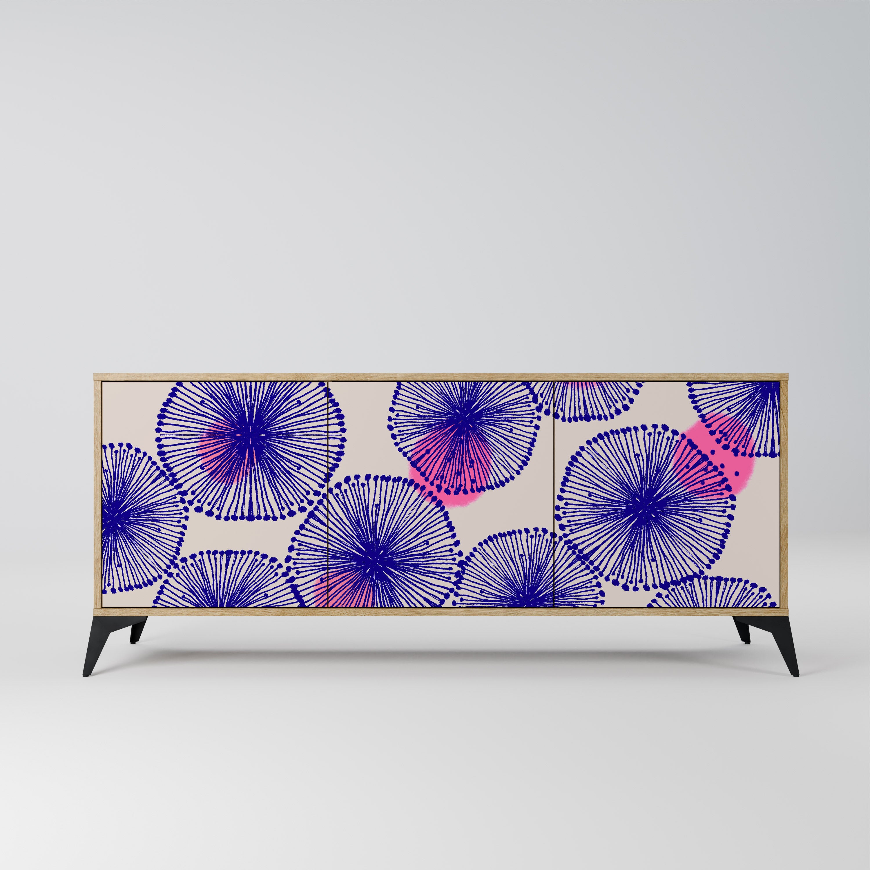 MAGIC NATURE 3-Door Sideboard in Oak Effect