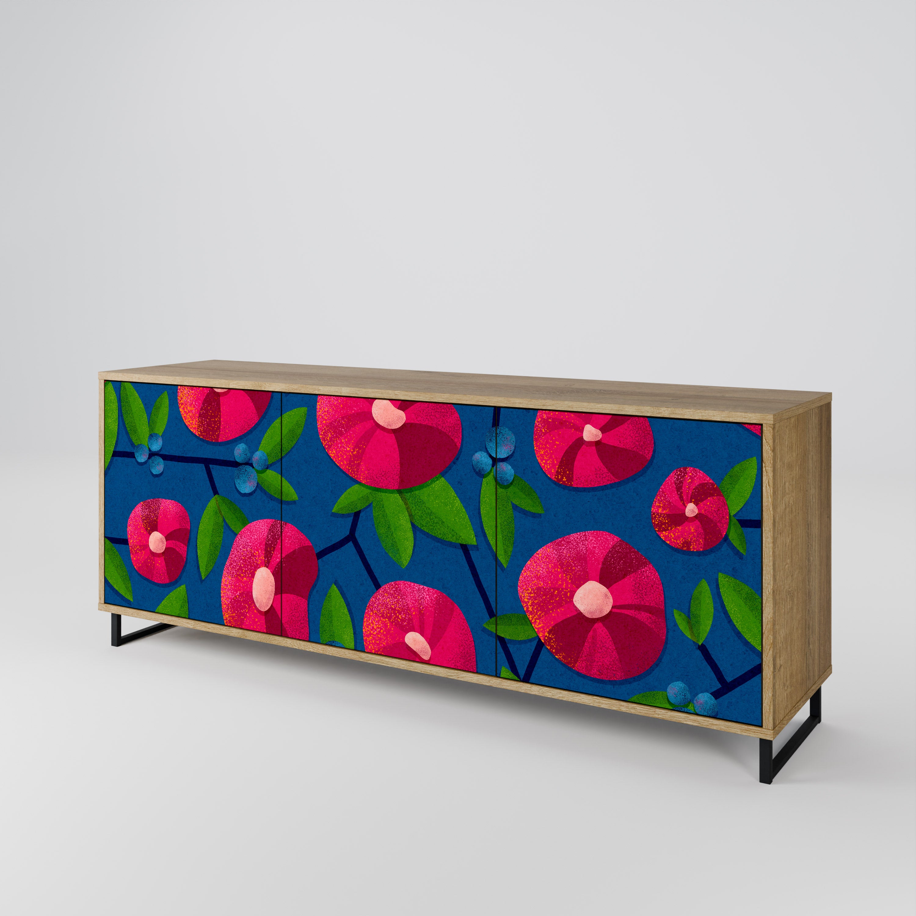 SPRING THOUGHTS 3-Door Sideboard in Oak Effect