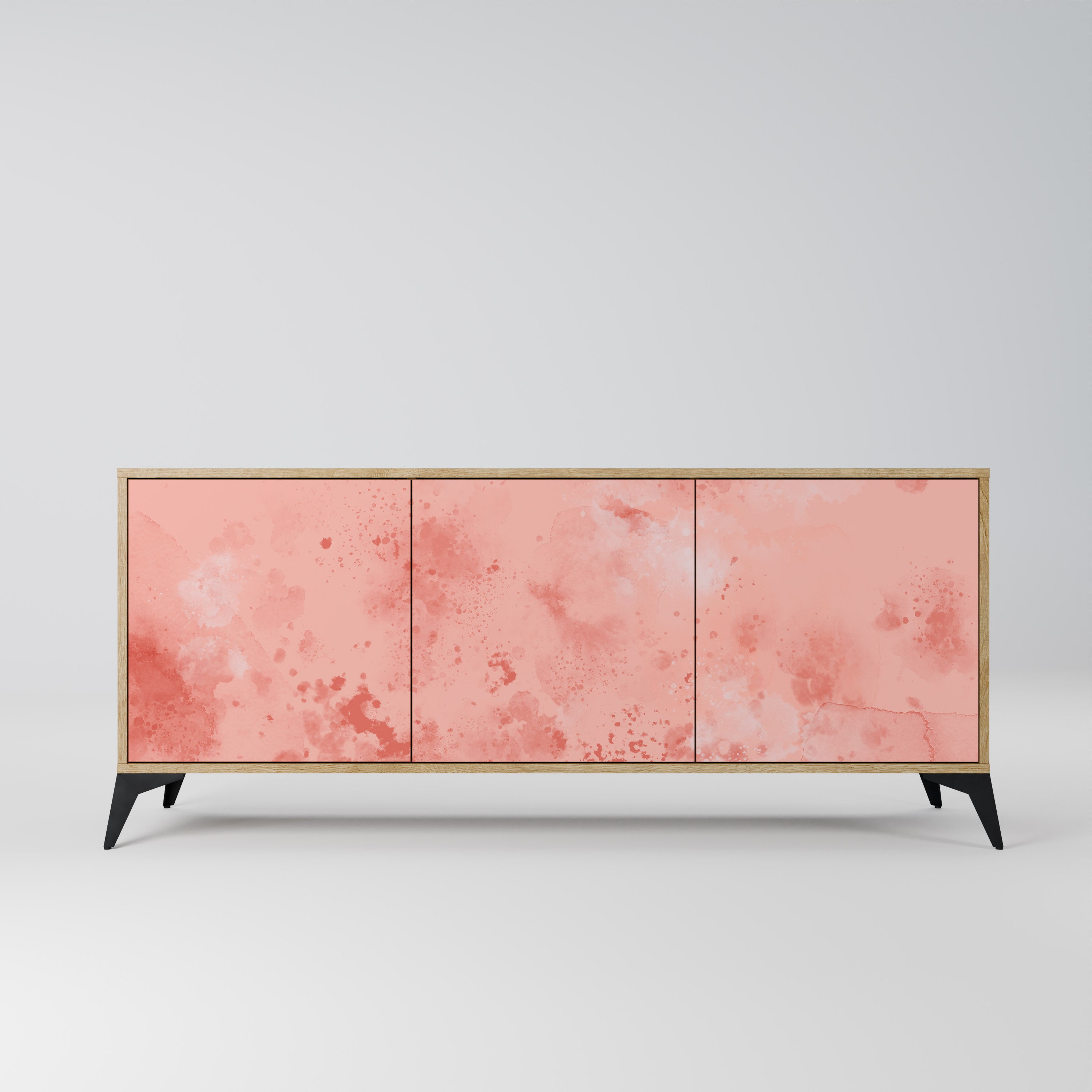 CRANE DANCE 3-Door Sideboard in Oak Effect