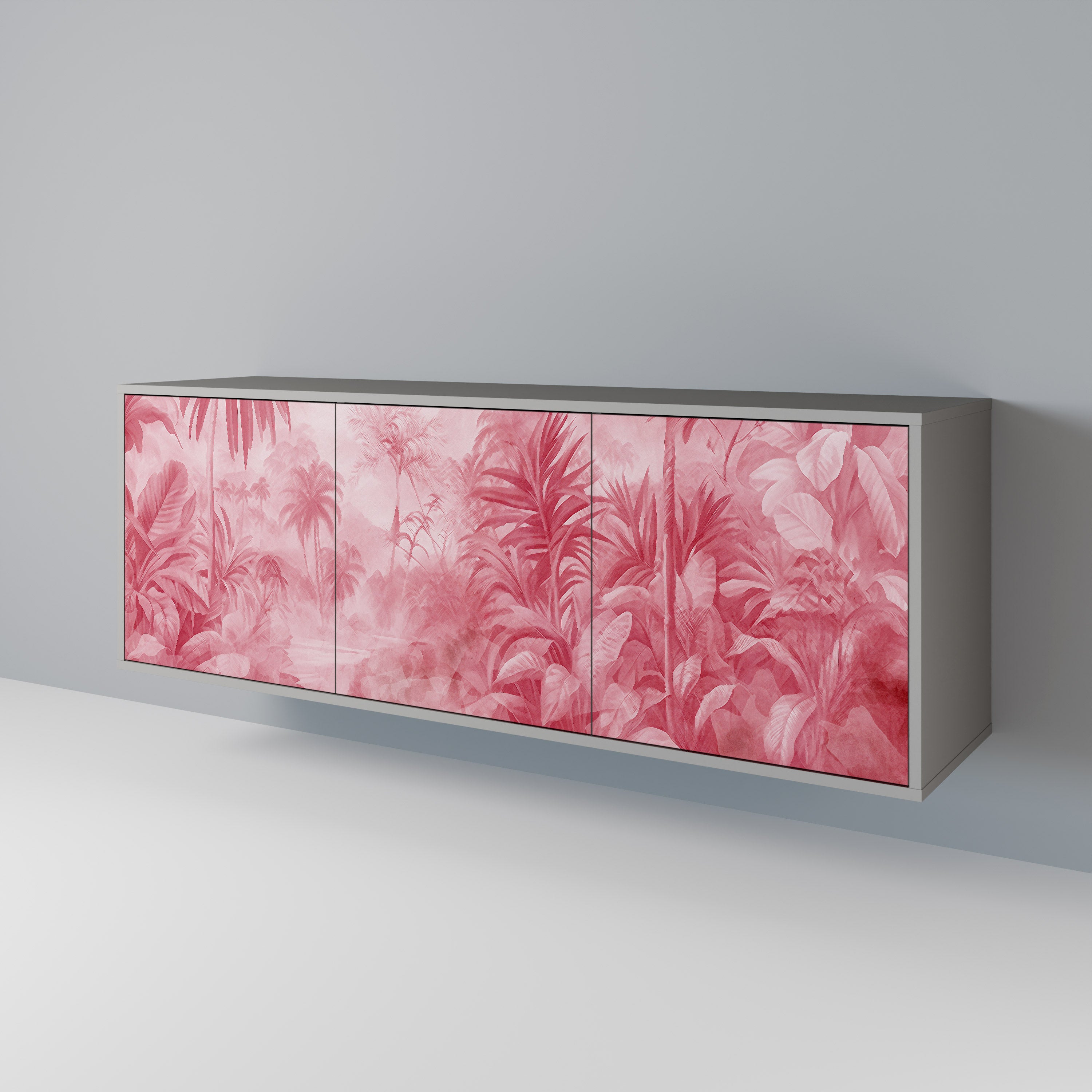Aparador SWEET TROPICS de 3 puertas en acabado gris