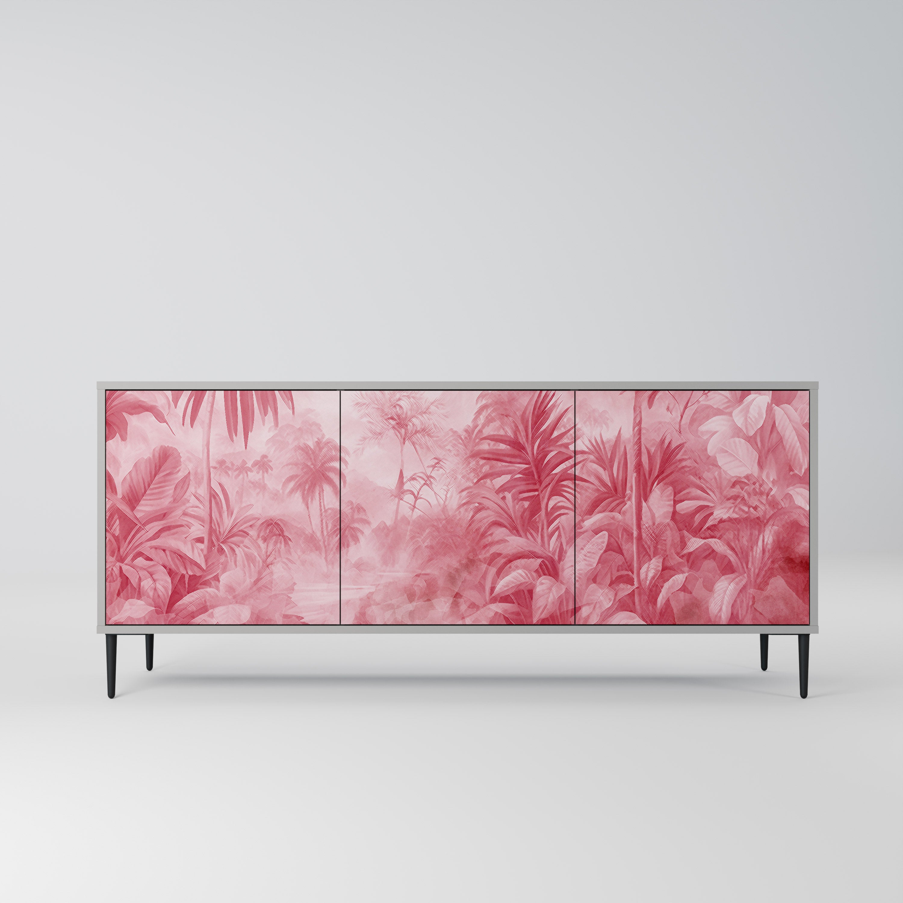 Aparador SWEET TROPICS de 3 puertas en acabado gris