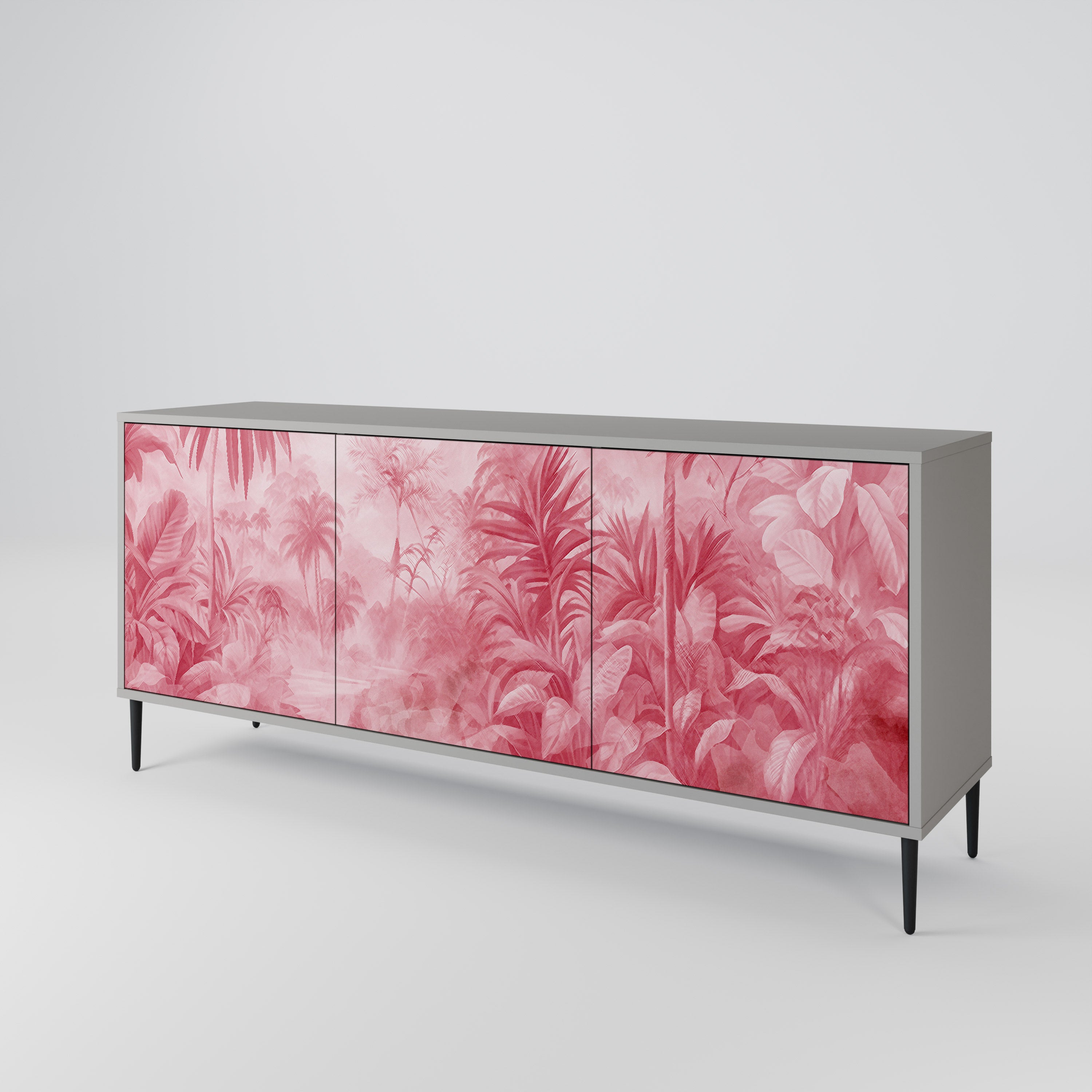 Aparador SWEET TROPICS de 3 puertas en acabado gris