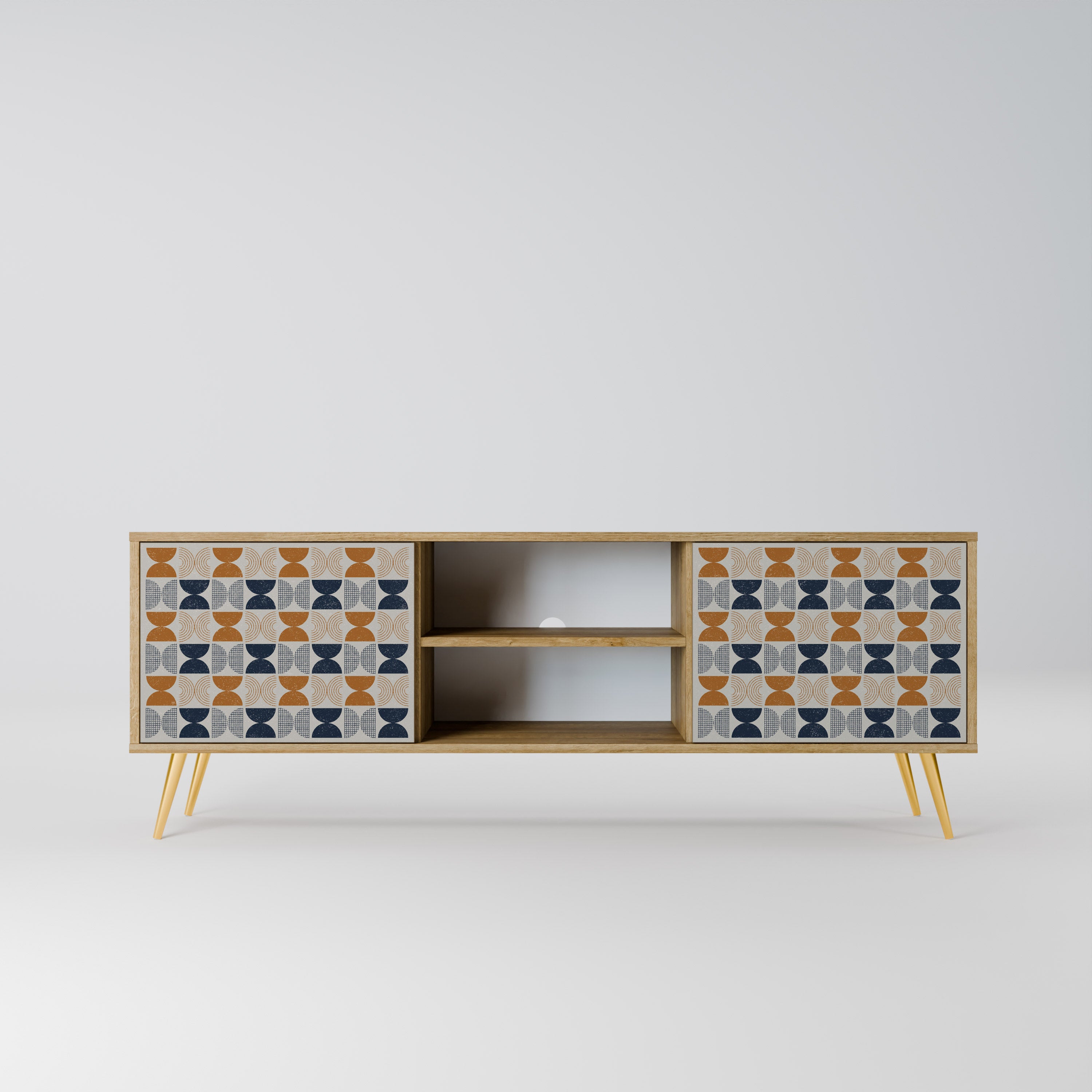 REFLECTION RANGE 2-Door TV Stand in Oak Effect