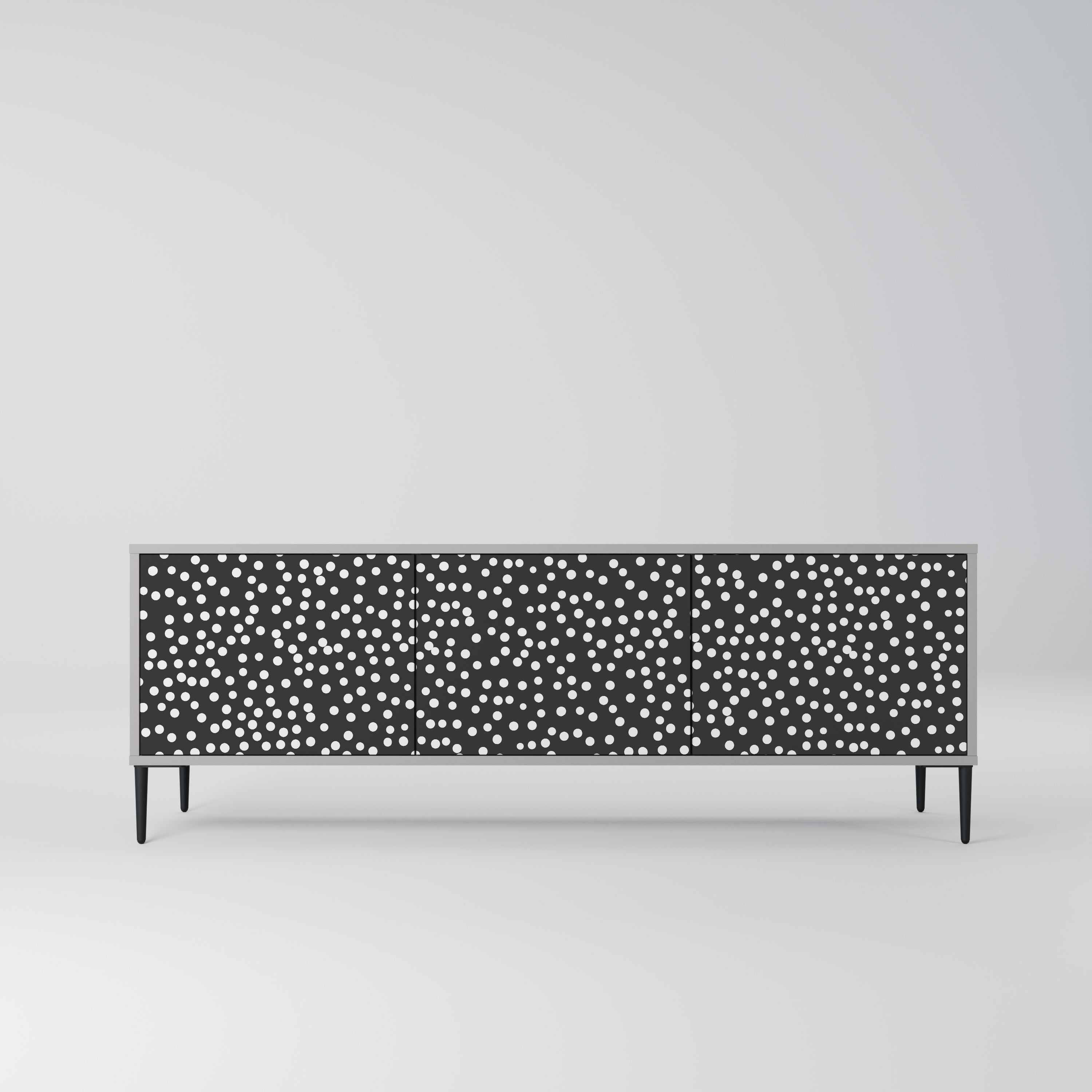 Mueble de TV de 3 puertas BLINDING LIGHTS en acabado gris