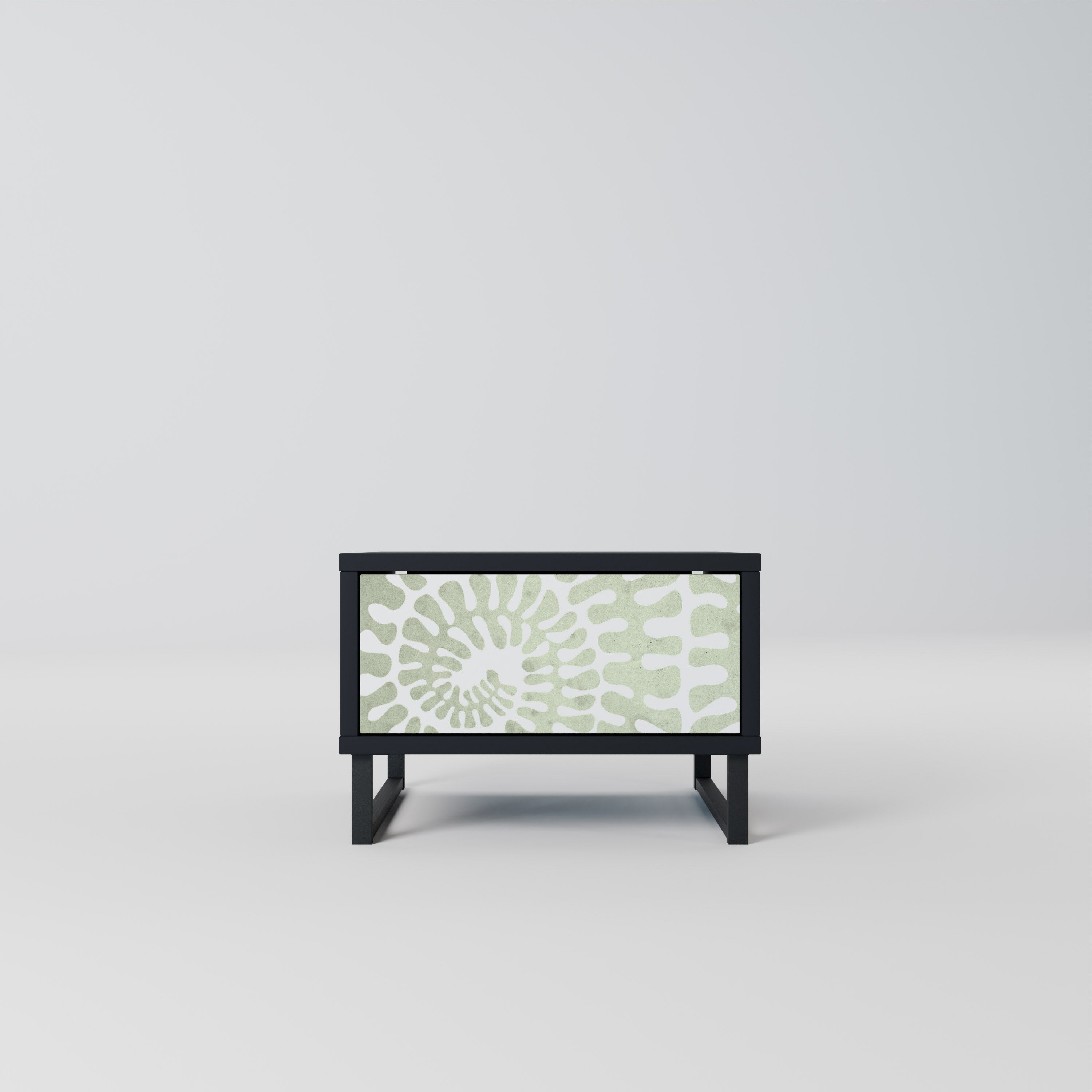 HELIX DANCE Nightstand in Black Finish